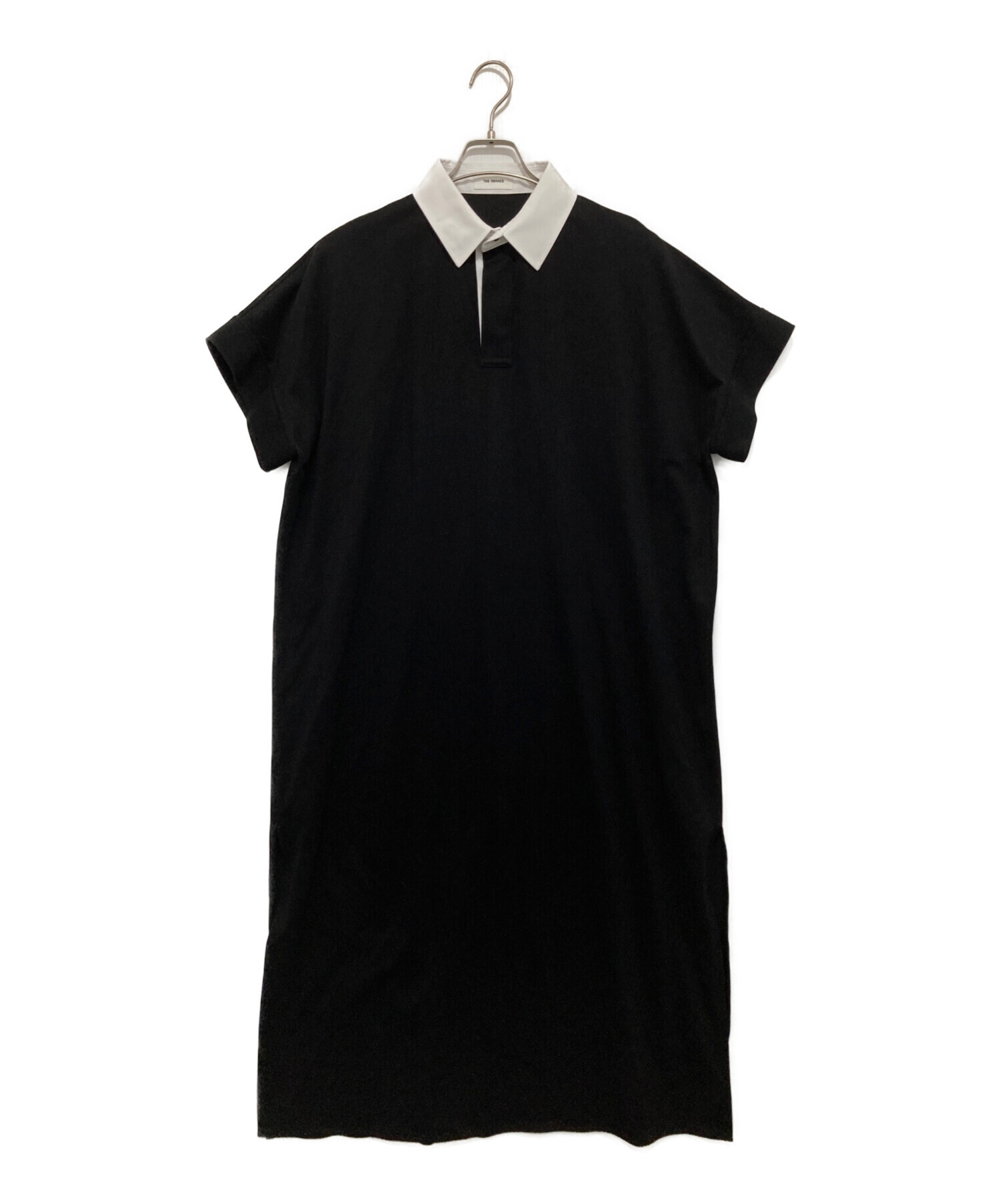 THE RERACS 24ss ポロシャツ 黒 サイズ46 中古・古着通販】THE RERACS (ザ リラクス) ポロシャツワンピース