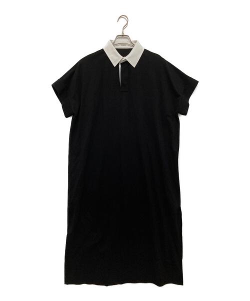 THE RERACS 24ss ポロシャツ 黒 サイズ46 中古・古着通販】THE RERACS (ザ リラクス) ポロシャツワンピース