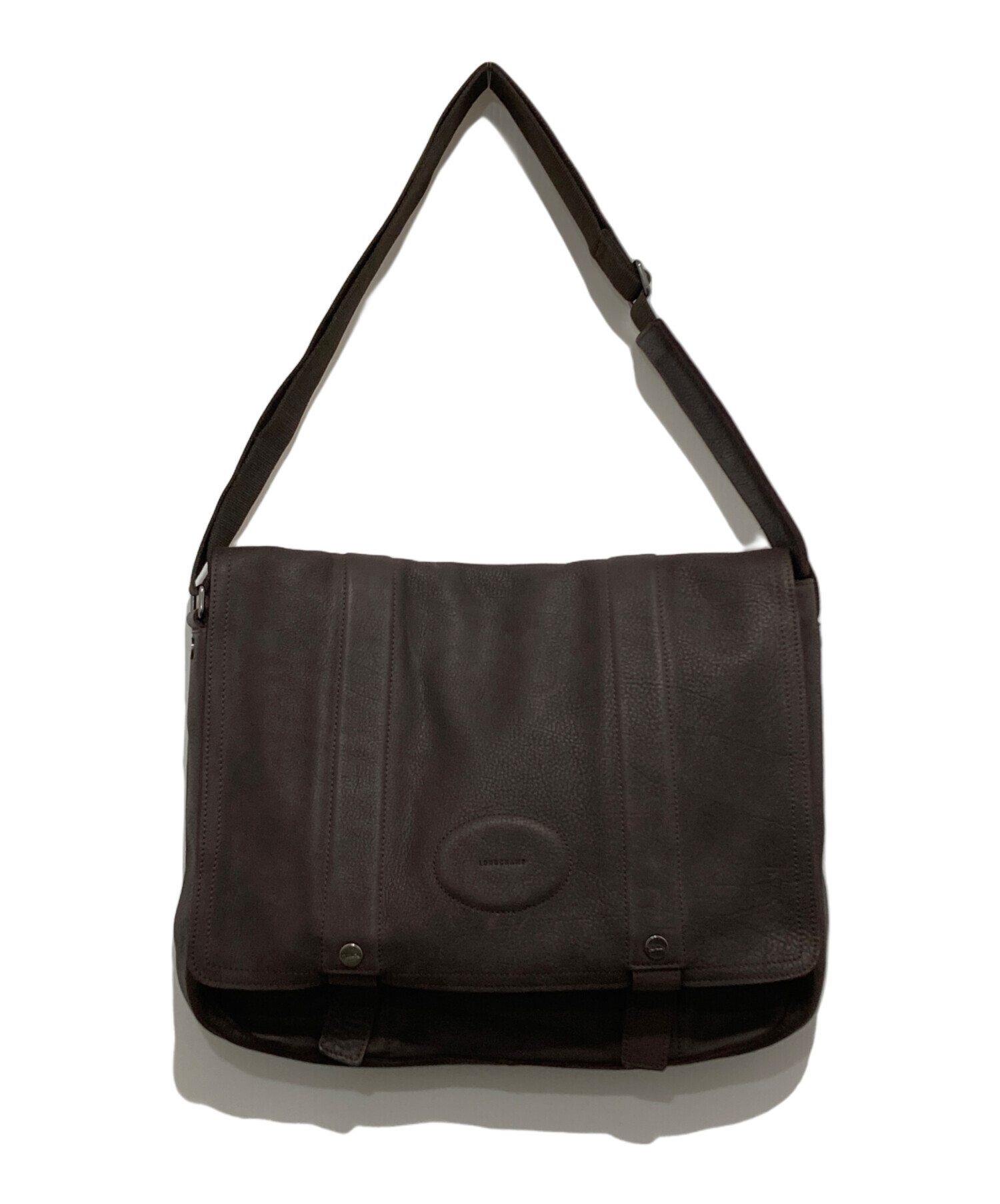 中古・古着通販】LONGCHAMP (ロンシャン) ショルダーバッグ ブラウン