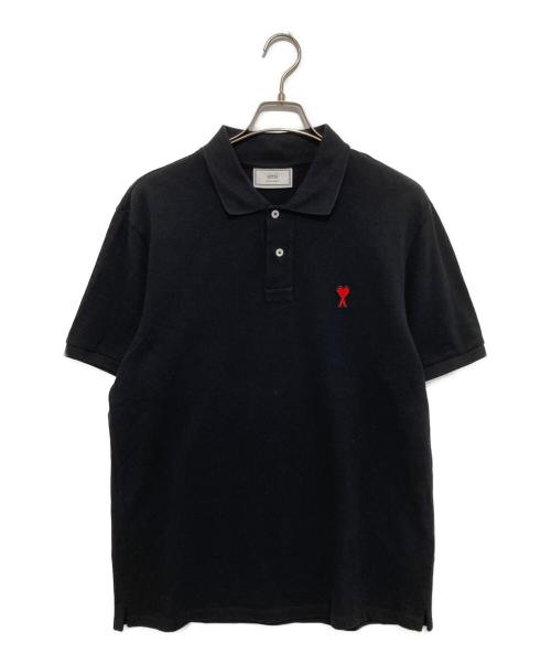 Ami Alexandre Mattiussi ポロシャツ ブラック XL 中古・古着通販】AMI Alexandre Mattiussi (アミアレクサンドルマ