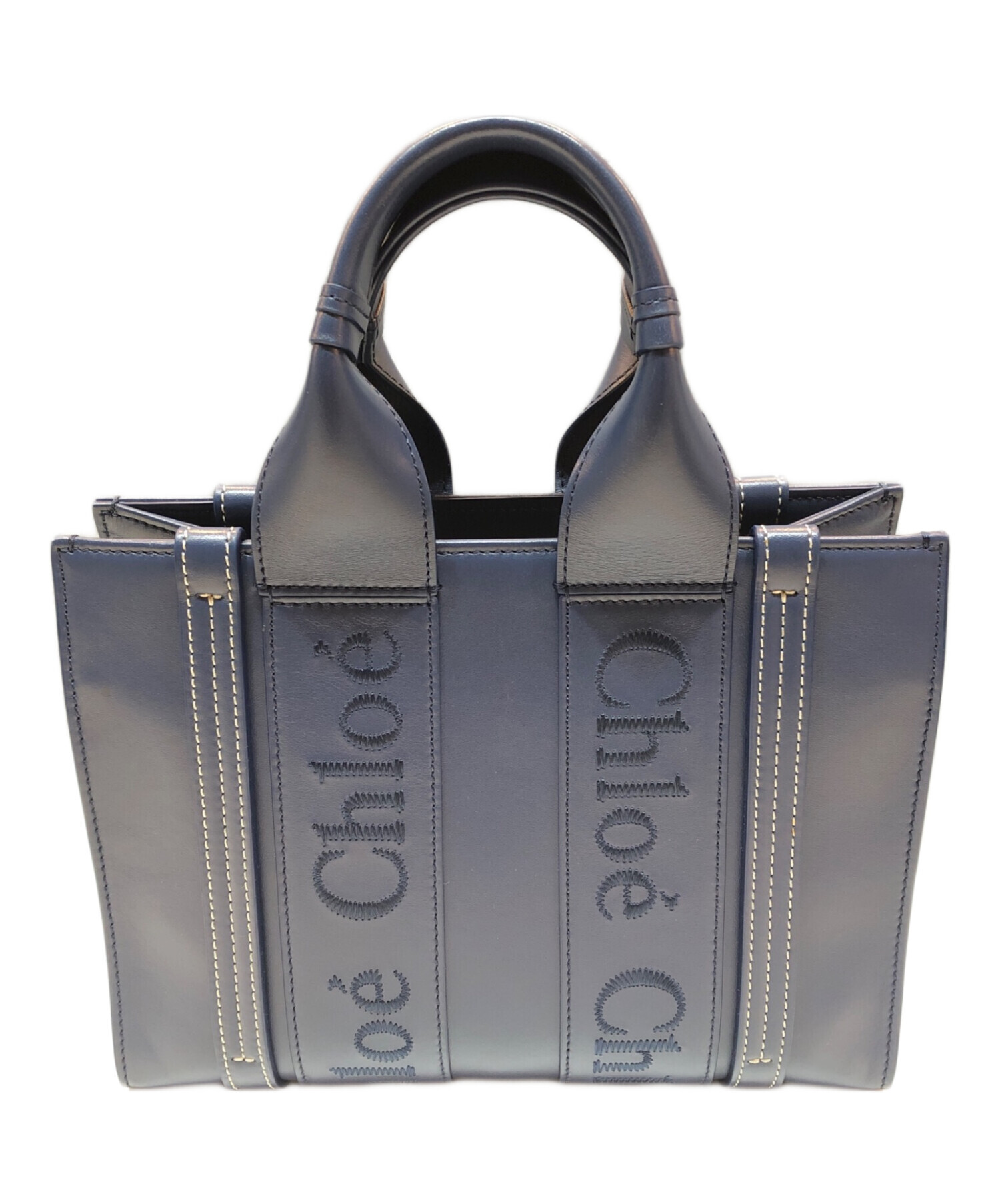 中古・古着通販】Chloe (クロエ) ウッディ スモール レザートート