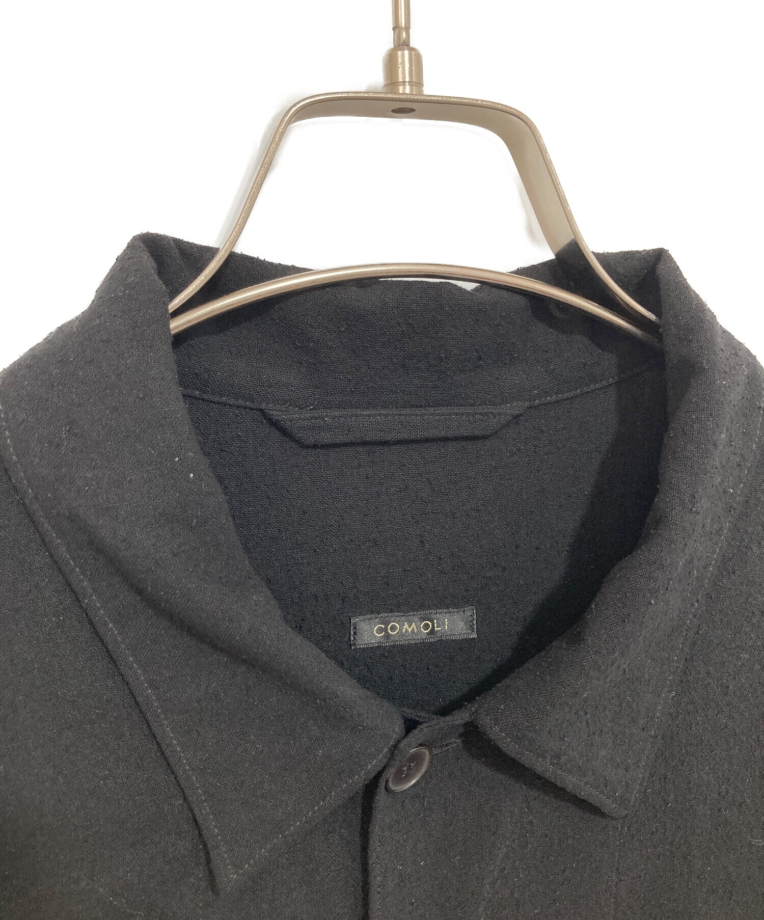 中古・古着通販】COMOLI (コモリ) SILK NOIL SHIRT JACKET シルク