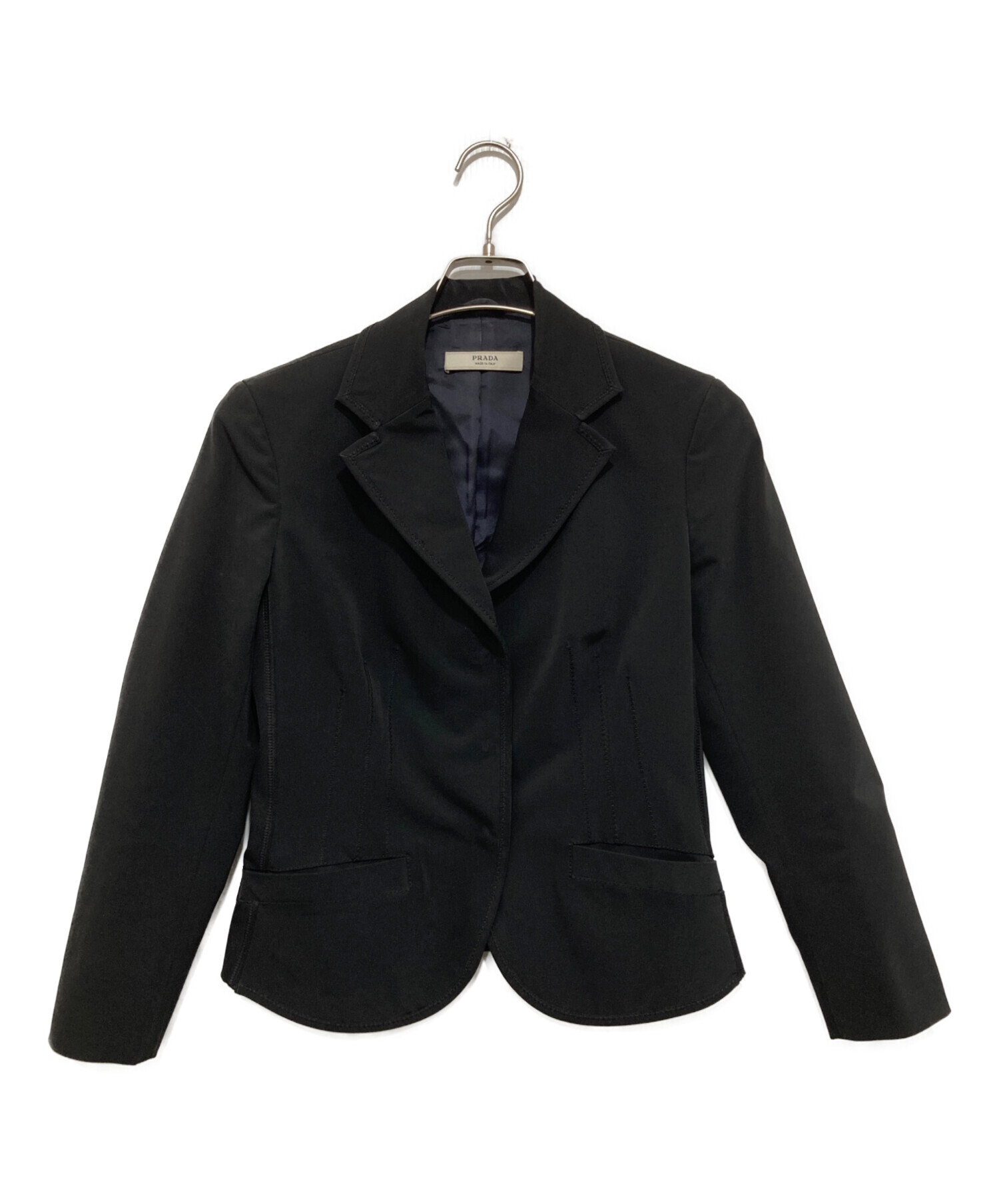 中古・古着通販】PRADA (プラダ) セットアップスーツ ブラック サイズ