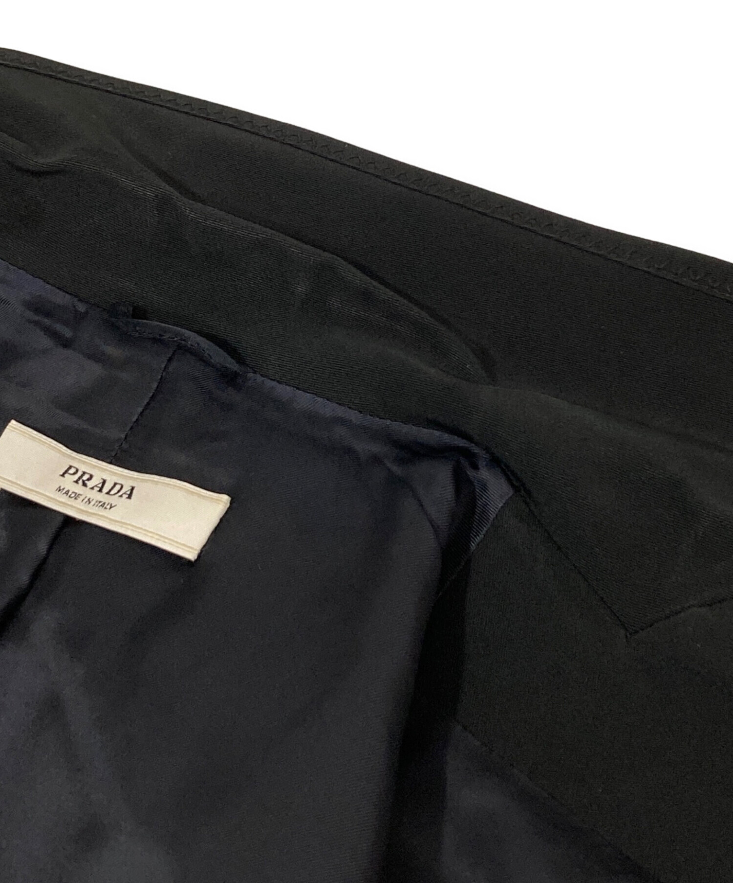中古・古着通販】PRADA (プラダ) セットアップスーツ ブラック サイズ