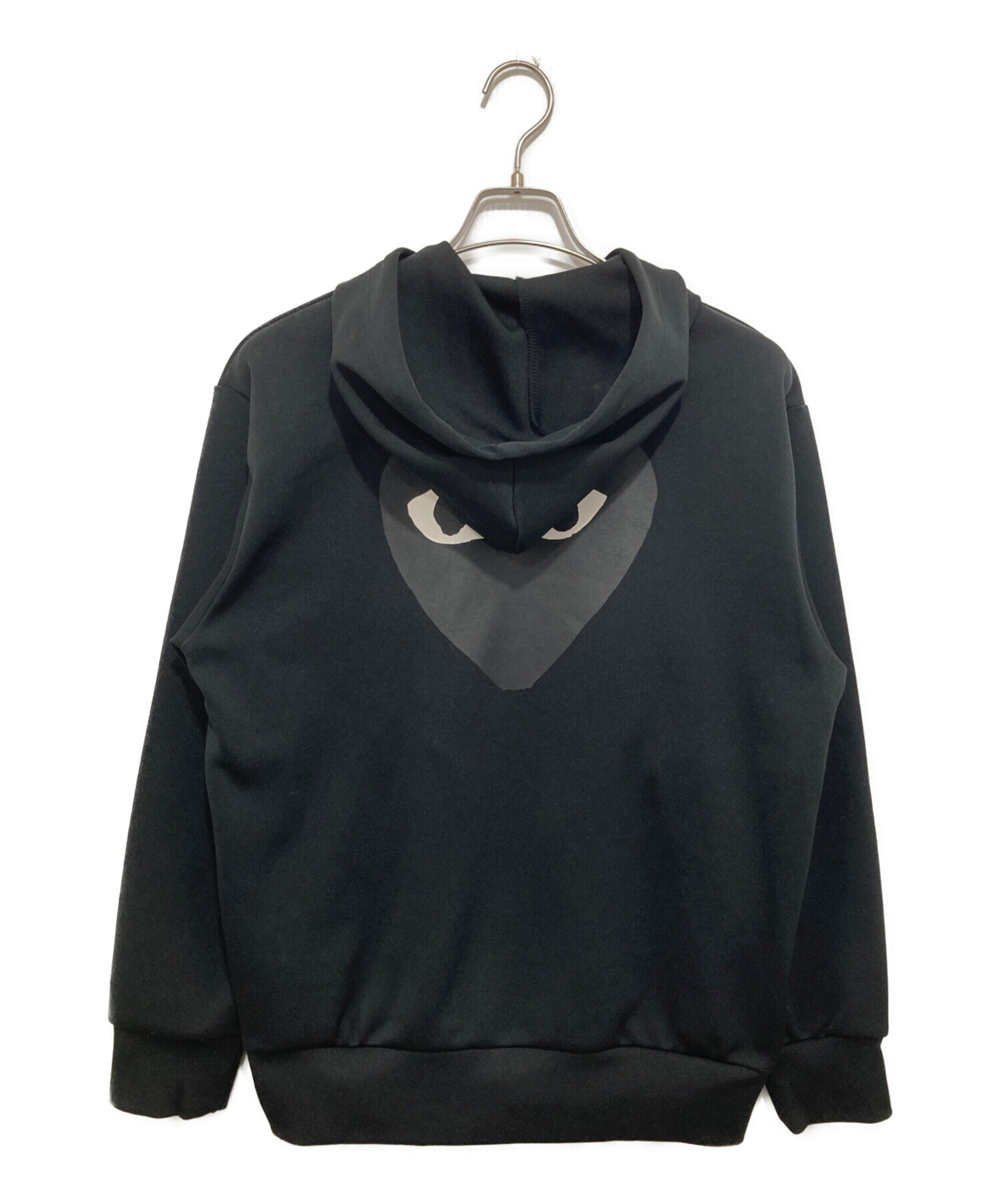 PLAY COMME des GARÇONS パーカー ブラック ダークグレー 中古・古着通販】PLAY COMME des GARCONS (プレイコムデギャルソン