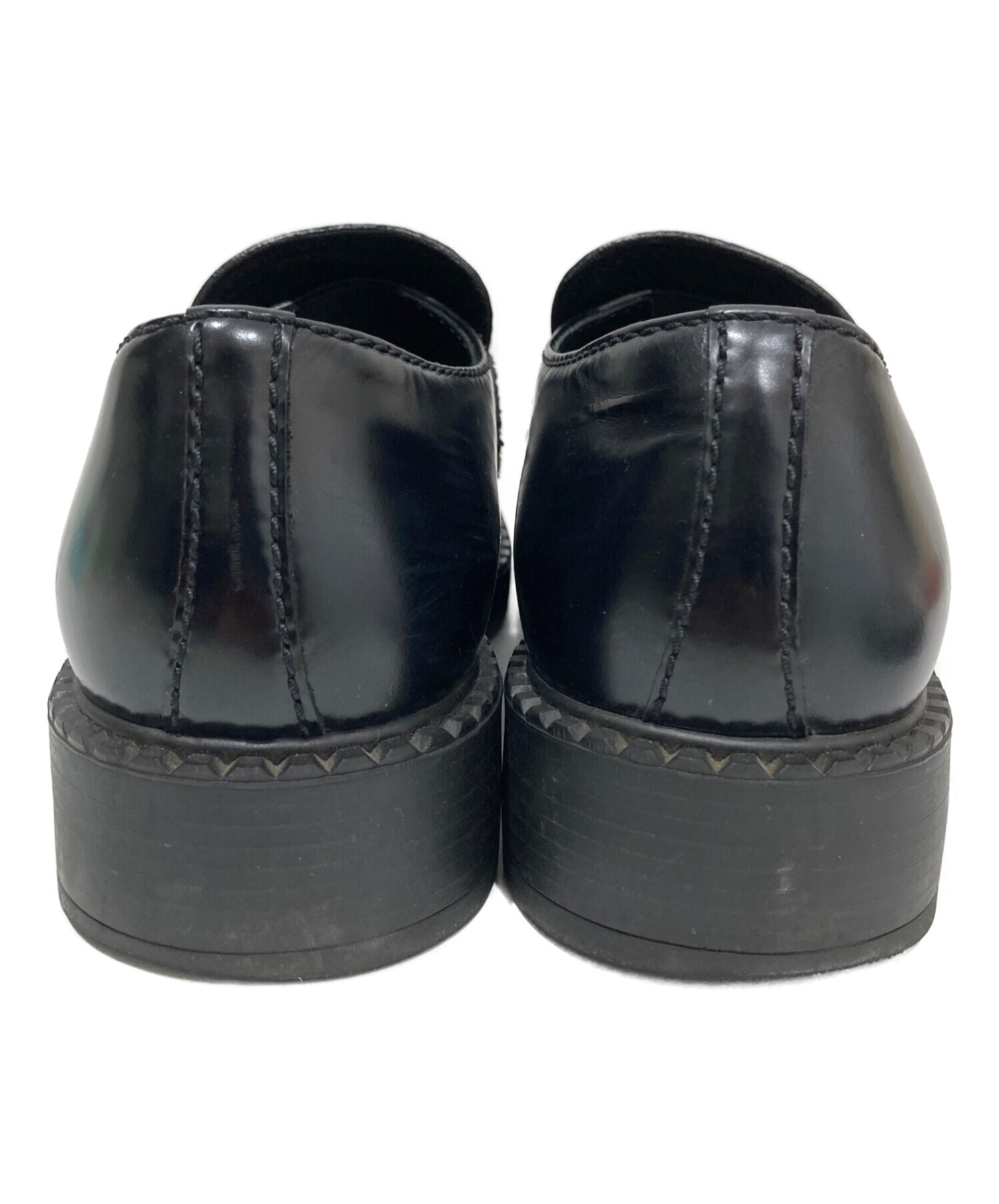 中古・古着通販】PRADA (プラダ) ローファー ブラック サイズ:6