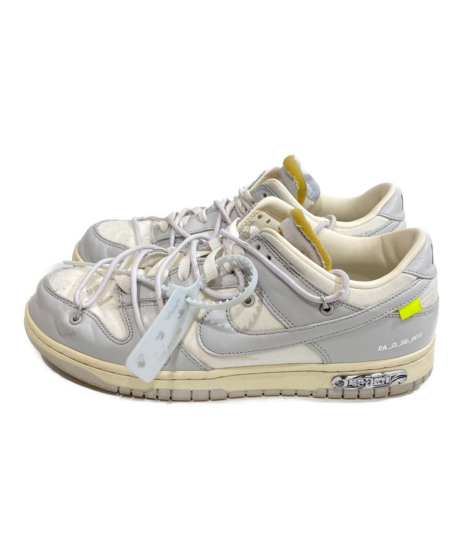 中古・古着通販】NIKE (ナイキ) OFFWHITE (オフホワイト) Dunk Low 1 