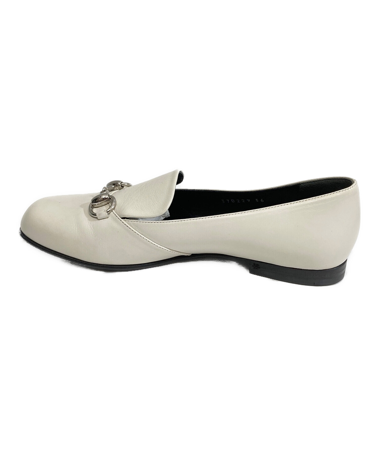 中古・古着通販】GUCCI (グッチ) ホースビット レザー ローファー