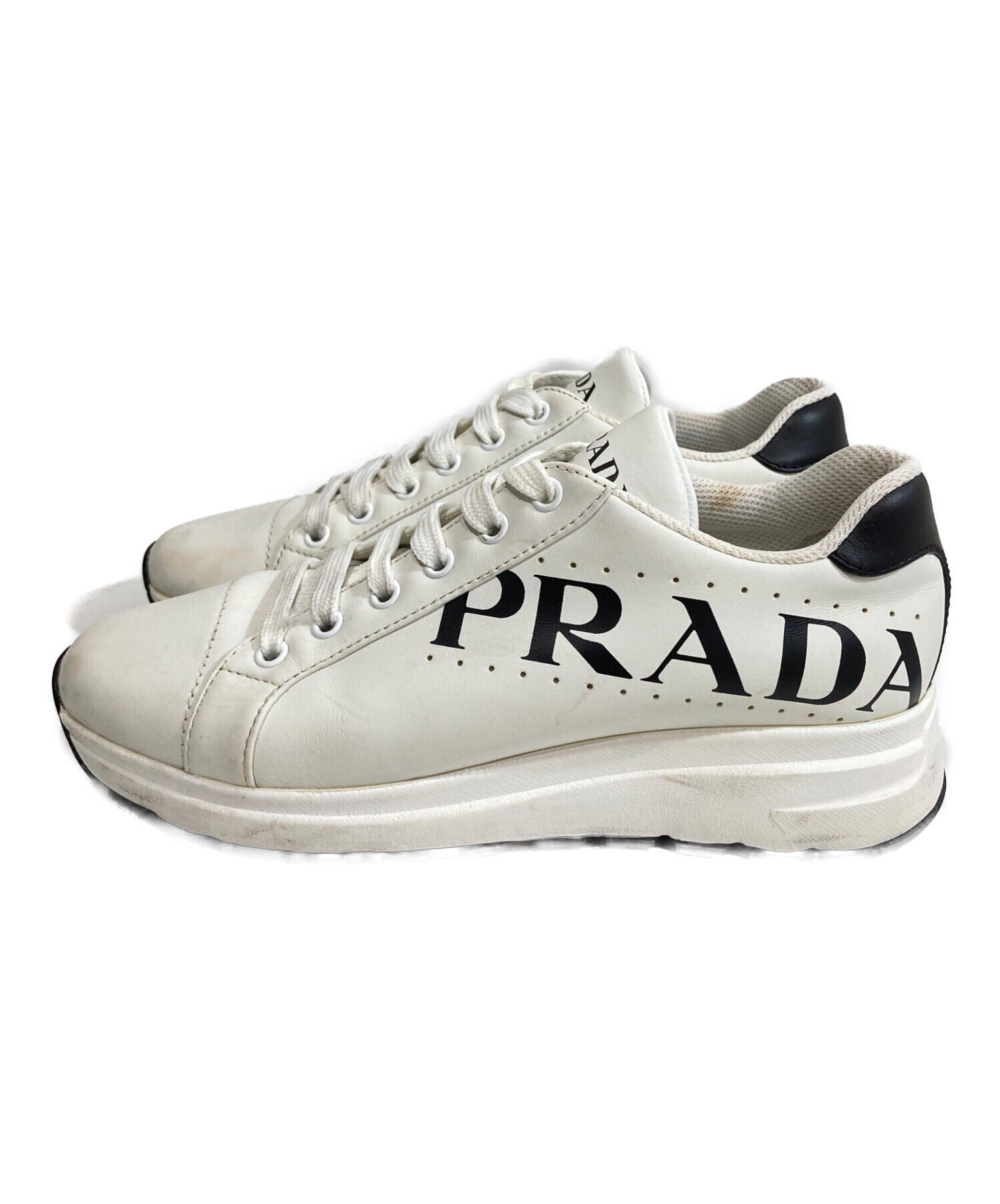 中古・古着通販】PRADA (プラダ) ローカットスニーカー 1E597M