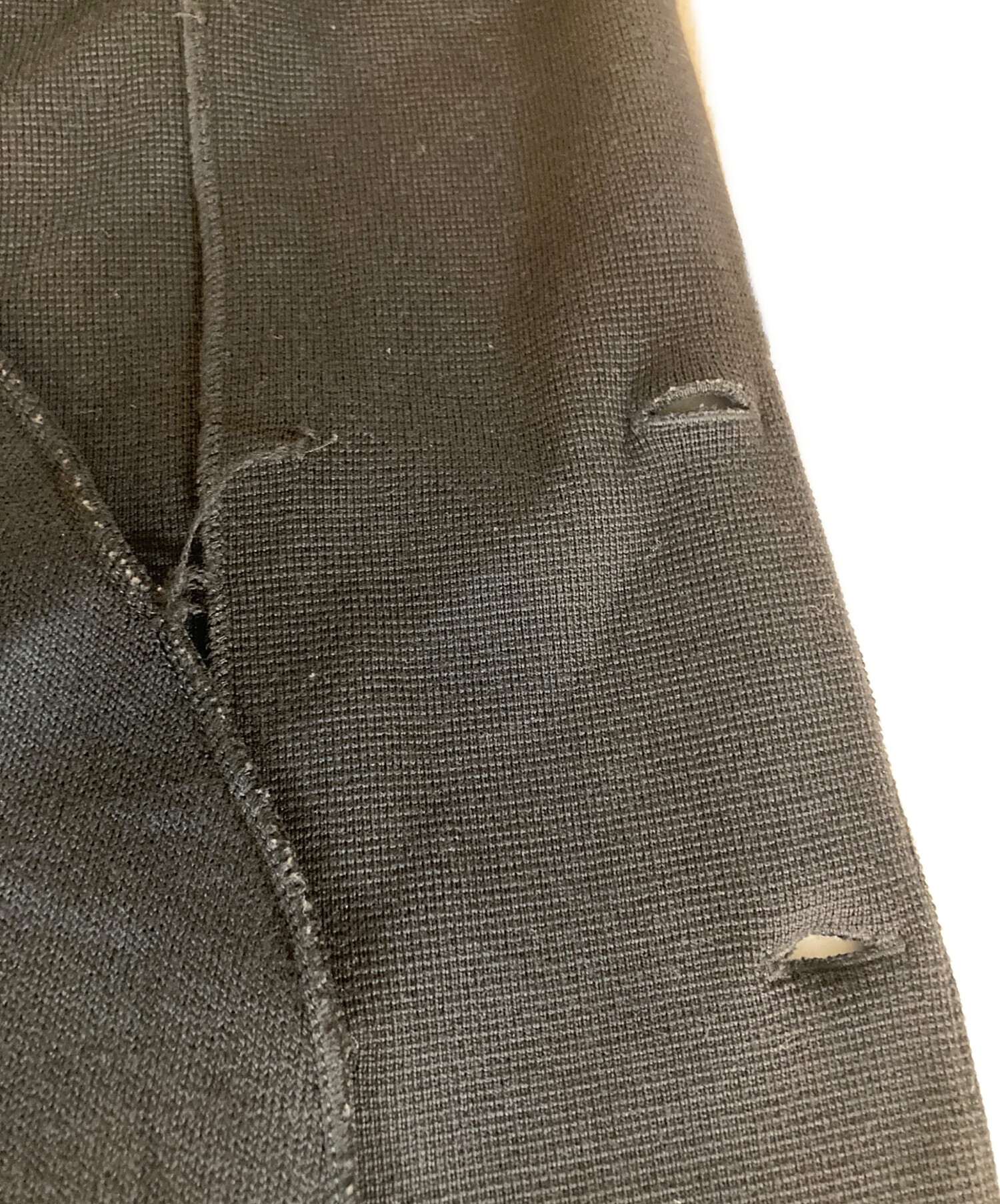 LARDINI ショールカラーコート ダブル 銀ボタン ウール ツイード 中古・古着通販】LARDINI (ラルディーニ) ショールカラーニットダブル