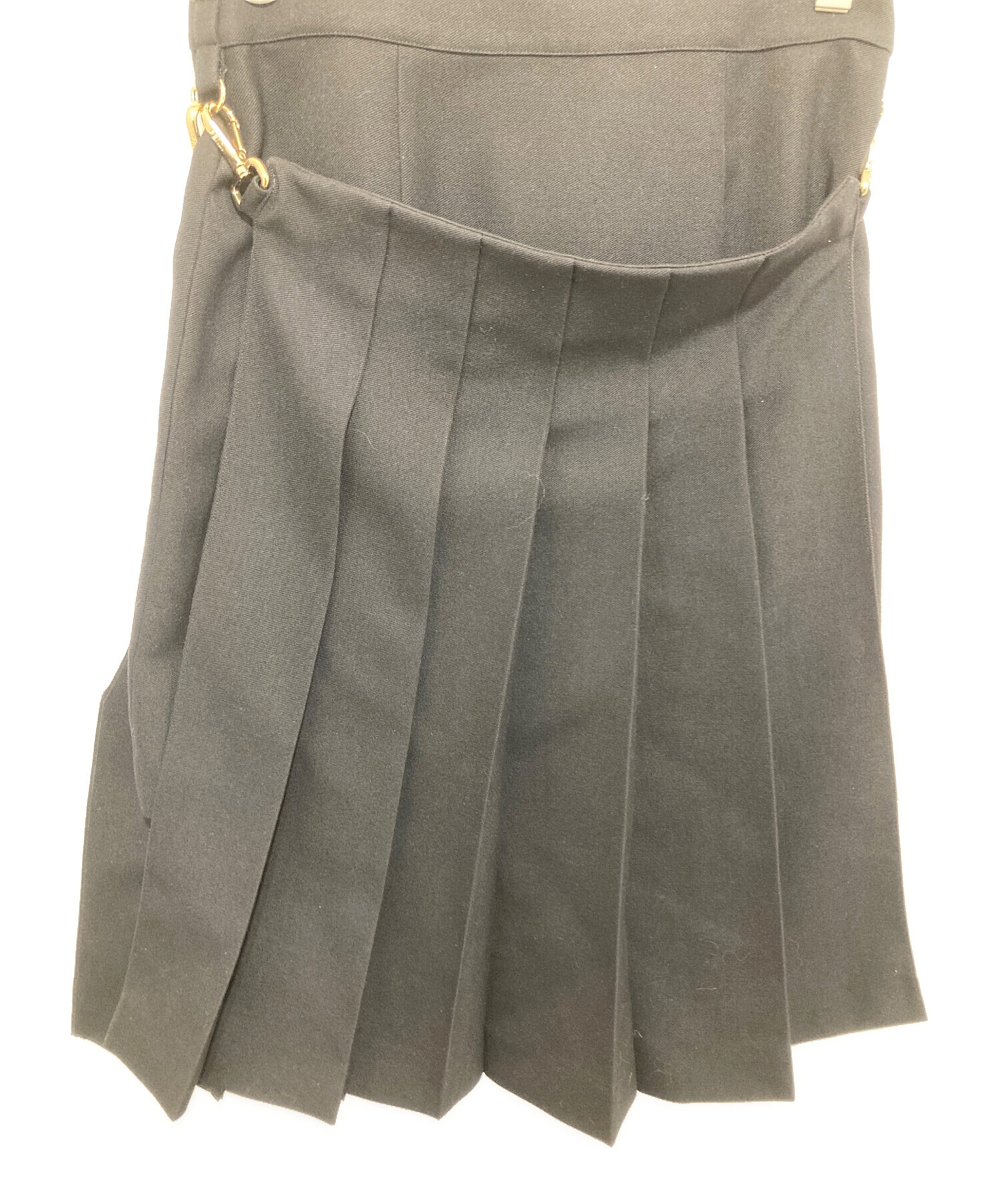 【美品特価】FENDI フェンディ メッシュ プリーツスカート グレー 中古・古着通販】FENDI (フェンディ) Duchesse skirt with pleated