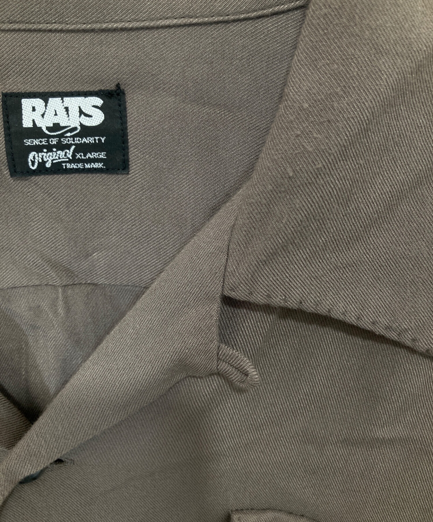 中古・古着通販】RATS (ラッツ) レーヨン オープンカラーシャツ 11RS