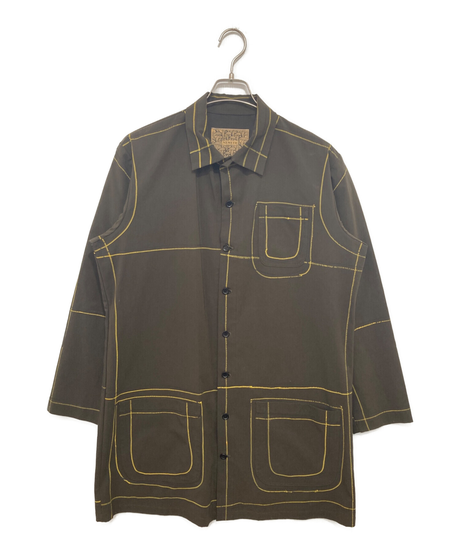 中古・古着通販】NEMETH (ネメス) ステッチプリントロングシャツ