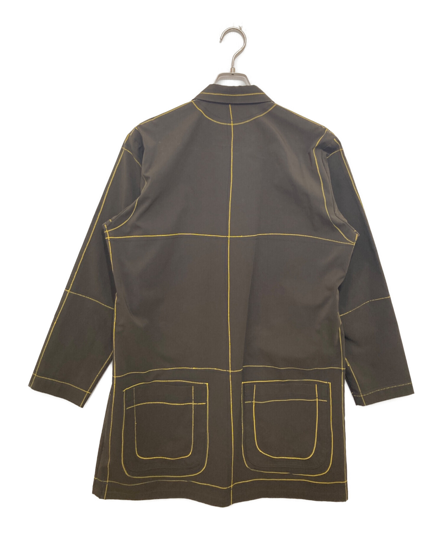 Nemeth チェック柄 長袖シャツ M 中古・古着通販】NEMETH (ネメス) ステッチプリントロングシャツ