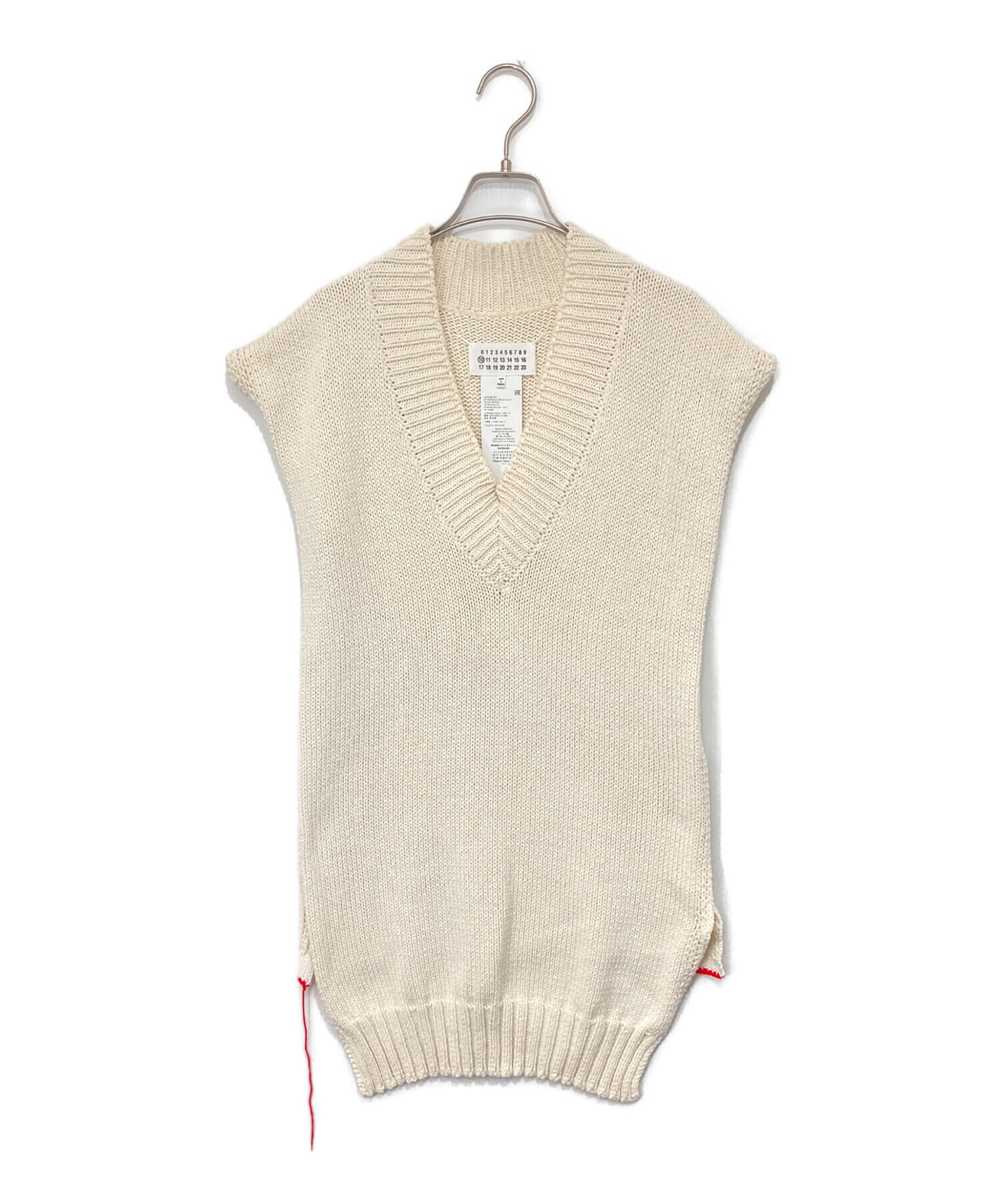 中古・古着通販】Maison Margiela (メゾンマルジェラ) Vネックニット