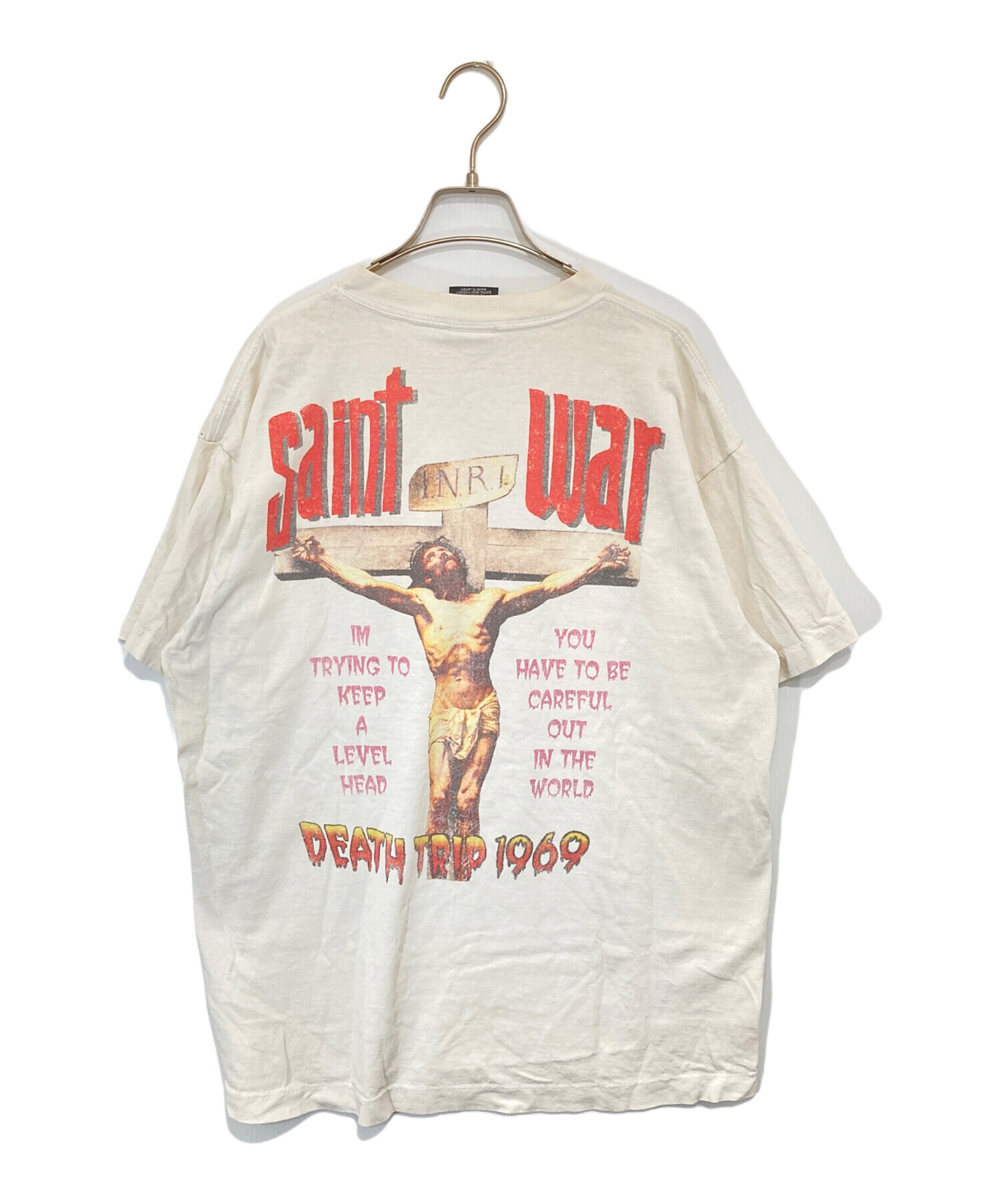 中古・古着通販】SAINT MICHAEL (セントマイケル) SS TEE / SAINT WAR 