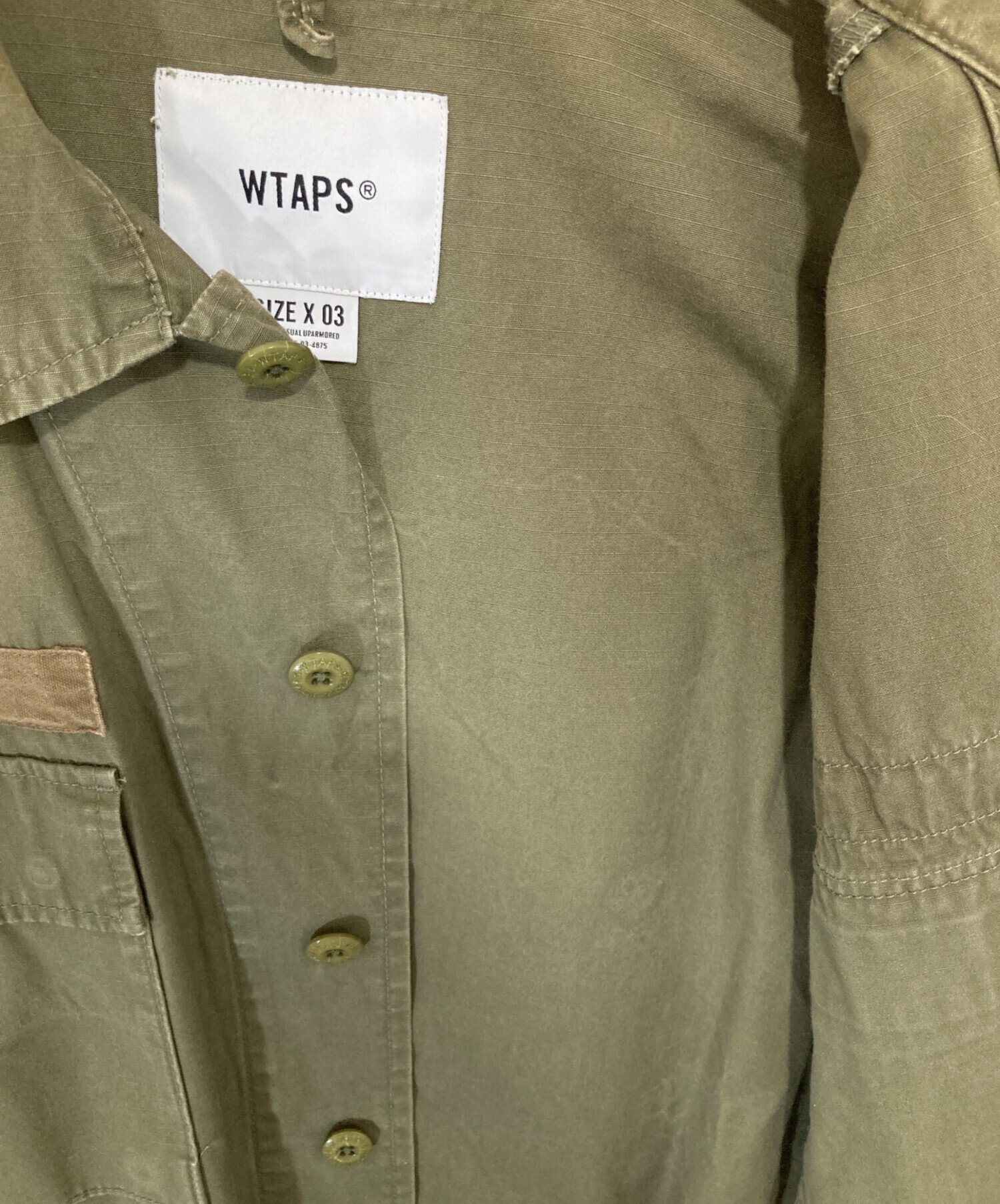 中古・古着通販】WTAPS (ダブルタップス) JUNGLE LS/COTTON.RIPSTOP