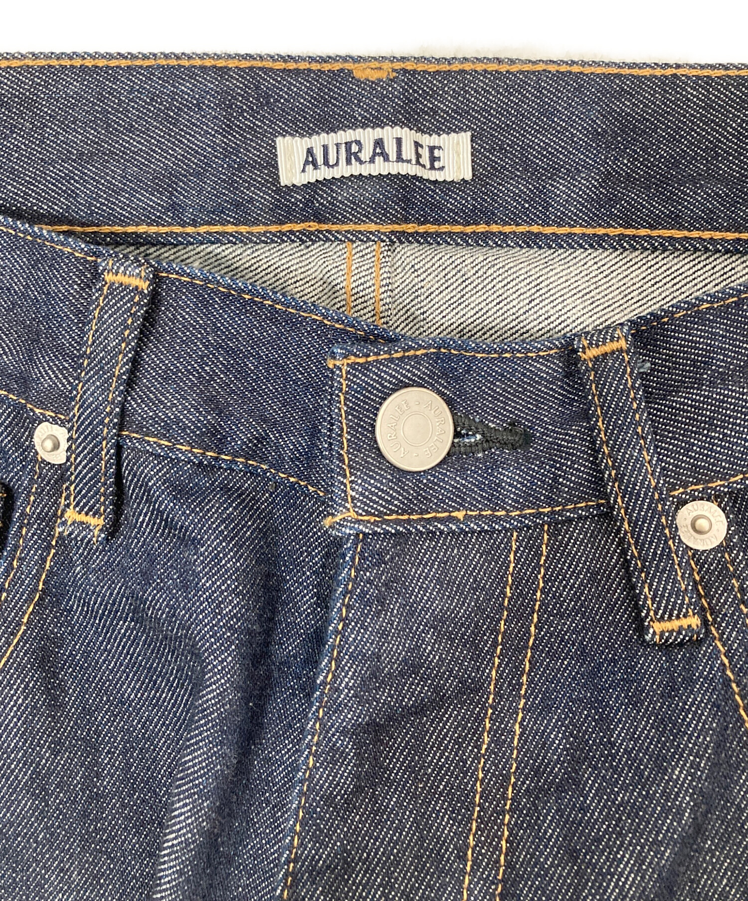 中古・古着通販】AURALEE (オーラリー) HARD TWIST DENIM WIDE PANTS