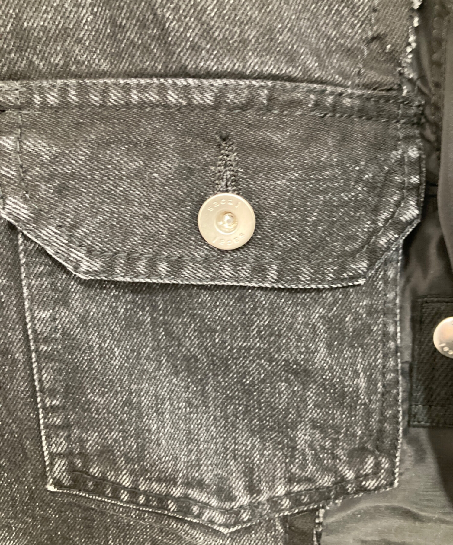 中古・古着通販】sacai (サカイ) Denim x Nylon Twill Jacket デニム