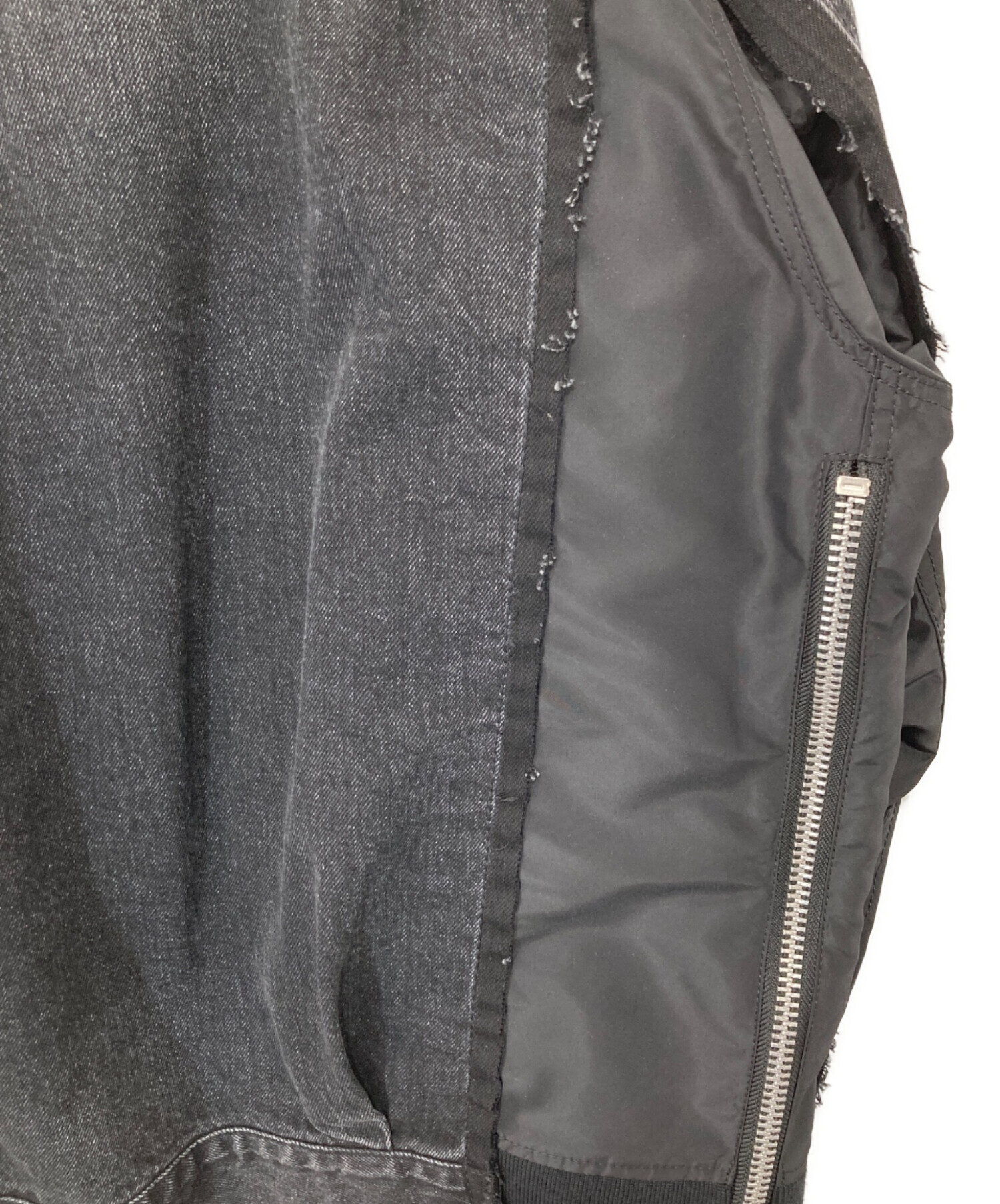 中古・古着通販】sacai (サカイ) Denim x Nylon Twill Jacket デニム 