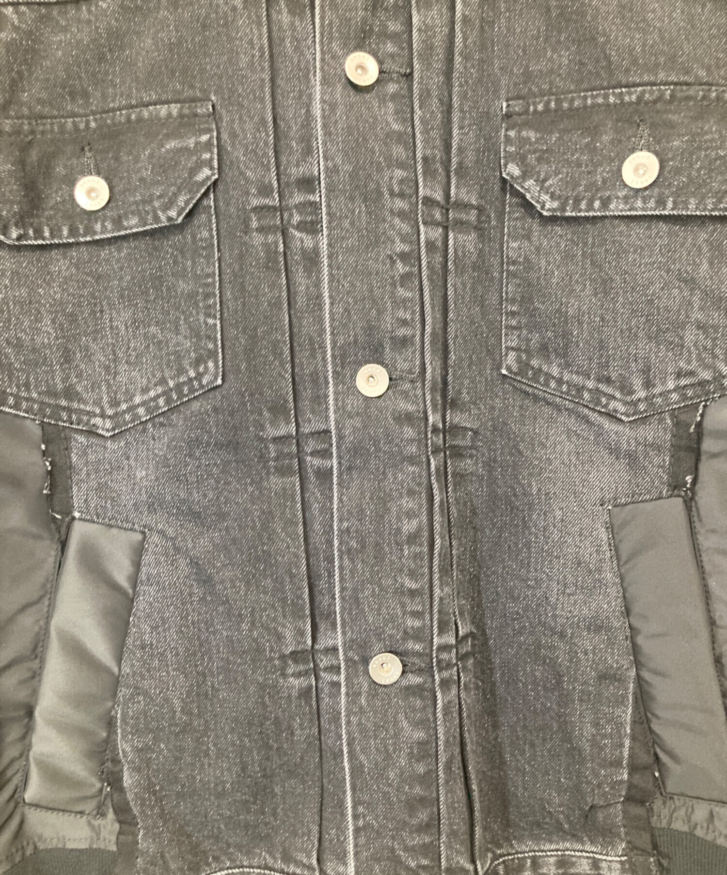 中古・古着通販】sacai (サカイ) Denim x Nylon Twill Jacket デニム