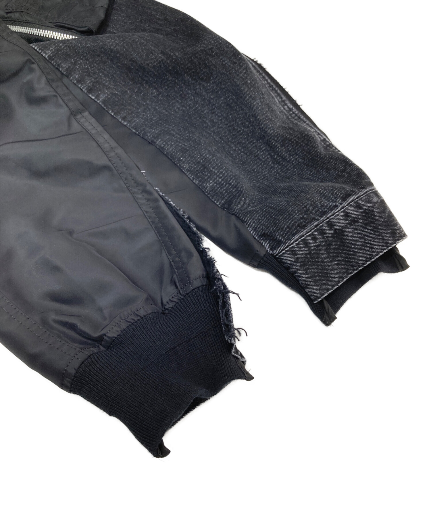 中古・古着通販】sacai (サカイ) Denim x Nylon Twill Jacket デニム