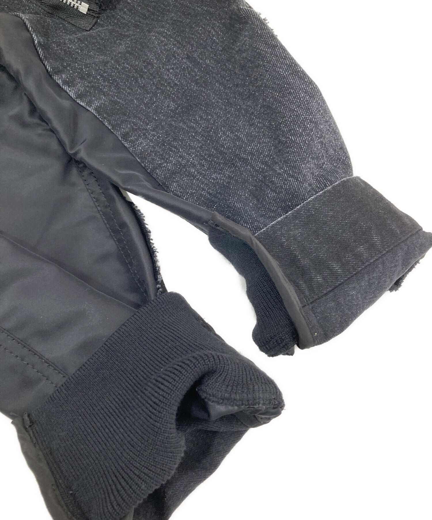 中古・古着通販】sacai (サカイ) Denim x Nylon Twill Jacket デニム