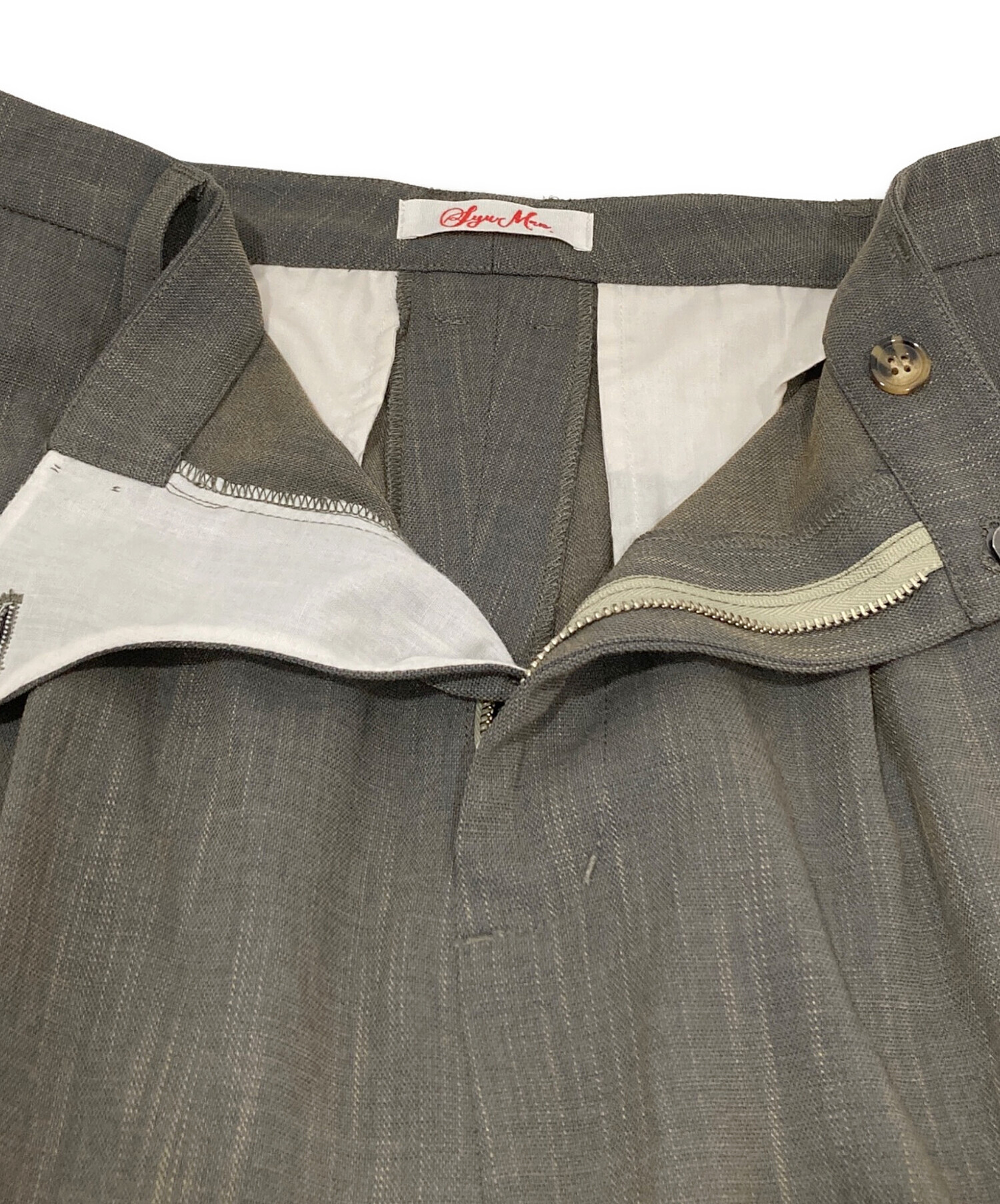 中古・古着通販】SYUMAN. (シュウマン) Nu Suit Trousers ワイド