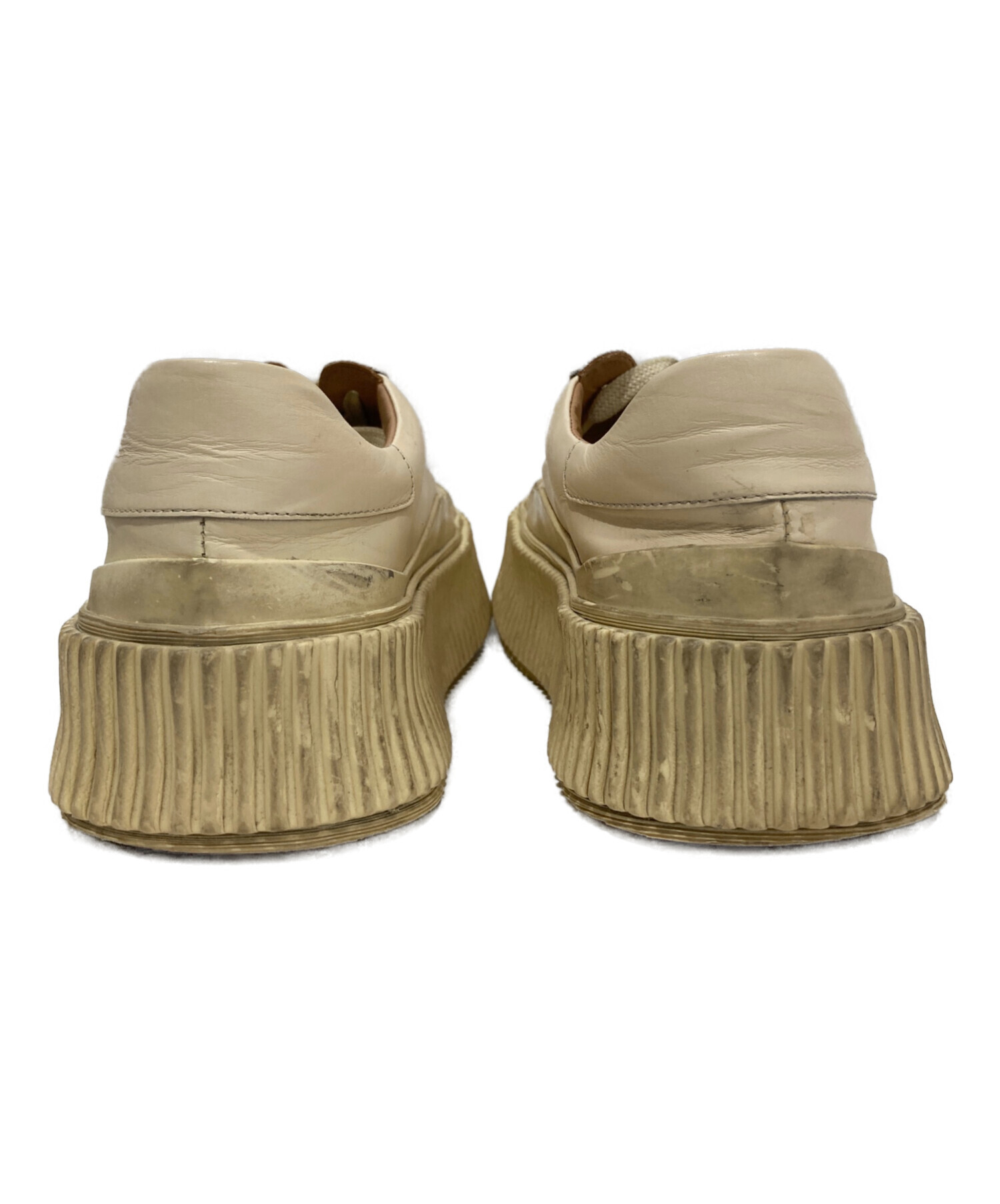 中古・古着通販】JIL SANDER (ジルサンダー) プラットフォームレザー