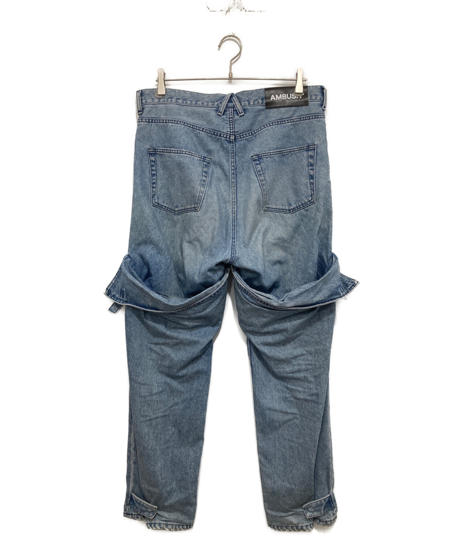 アンブッシュ AMBUSH 20AW デニム パンツ ジーンズ 3 インディゴ● 中古・古着通販】AMBUSH (アンブッシュ) DETAILED DENIM PANTS