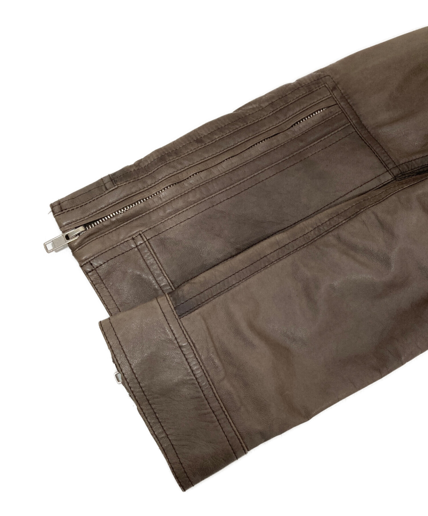 中古・古着通販】RICK OWENS (リックオウエンス) 14SSマルチジップ