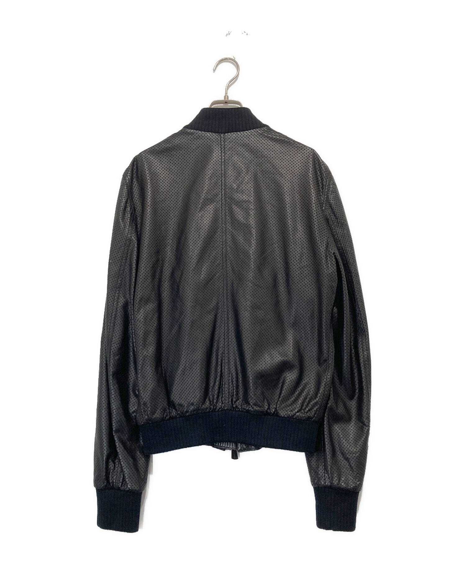 中古・古着通販】BALLY (バリー) パンチング ラムレザージャケット