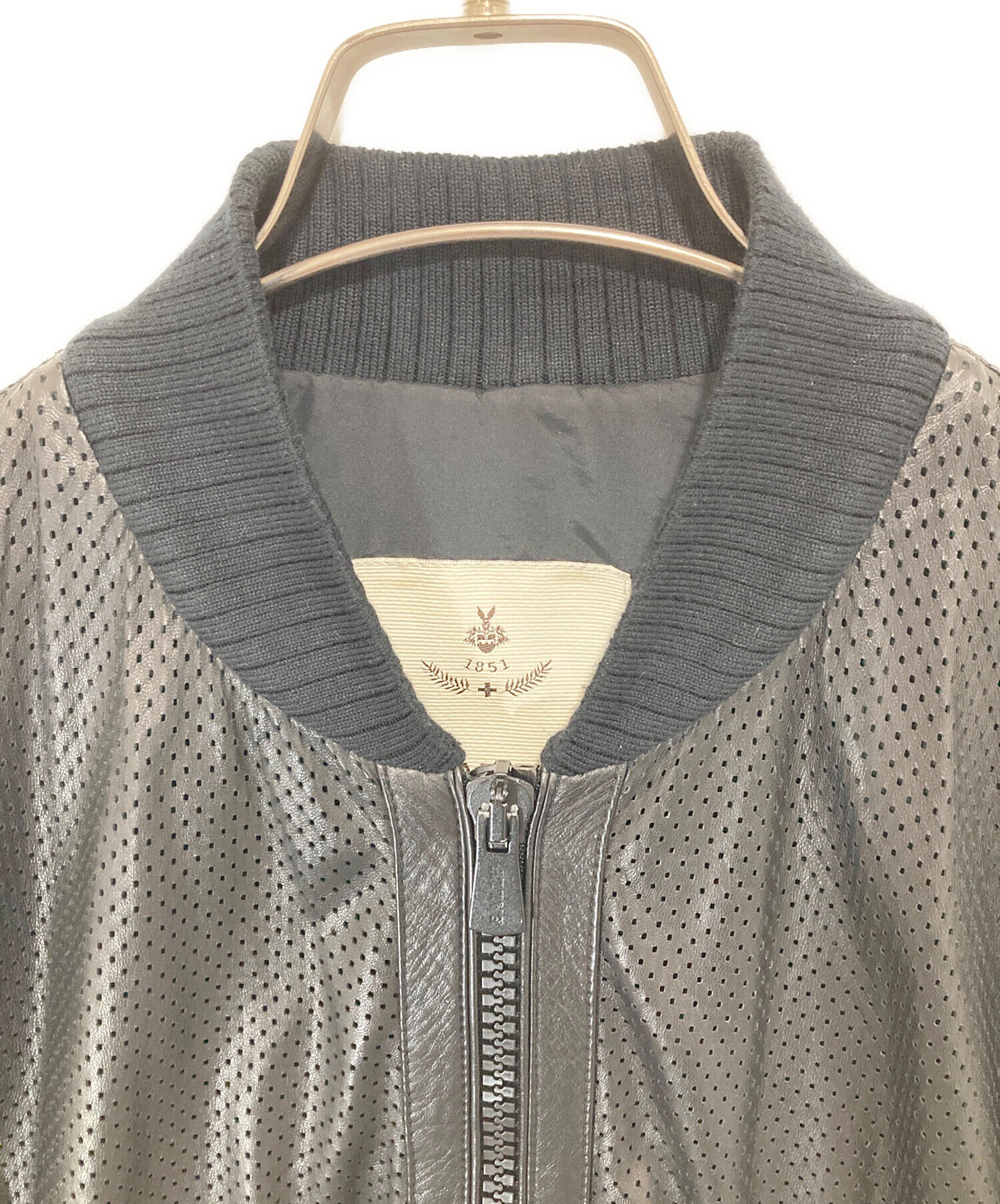 中古・古着通販】BALLY (バリー) パンチング ラムレザージャケット