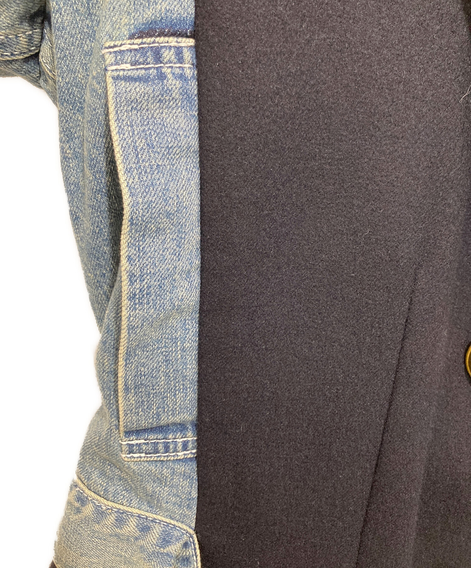 中古・古着通販】sacai (サカイ) デニムミックスジャケット 20-05149