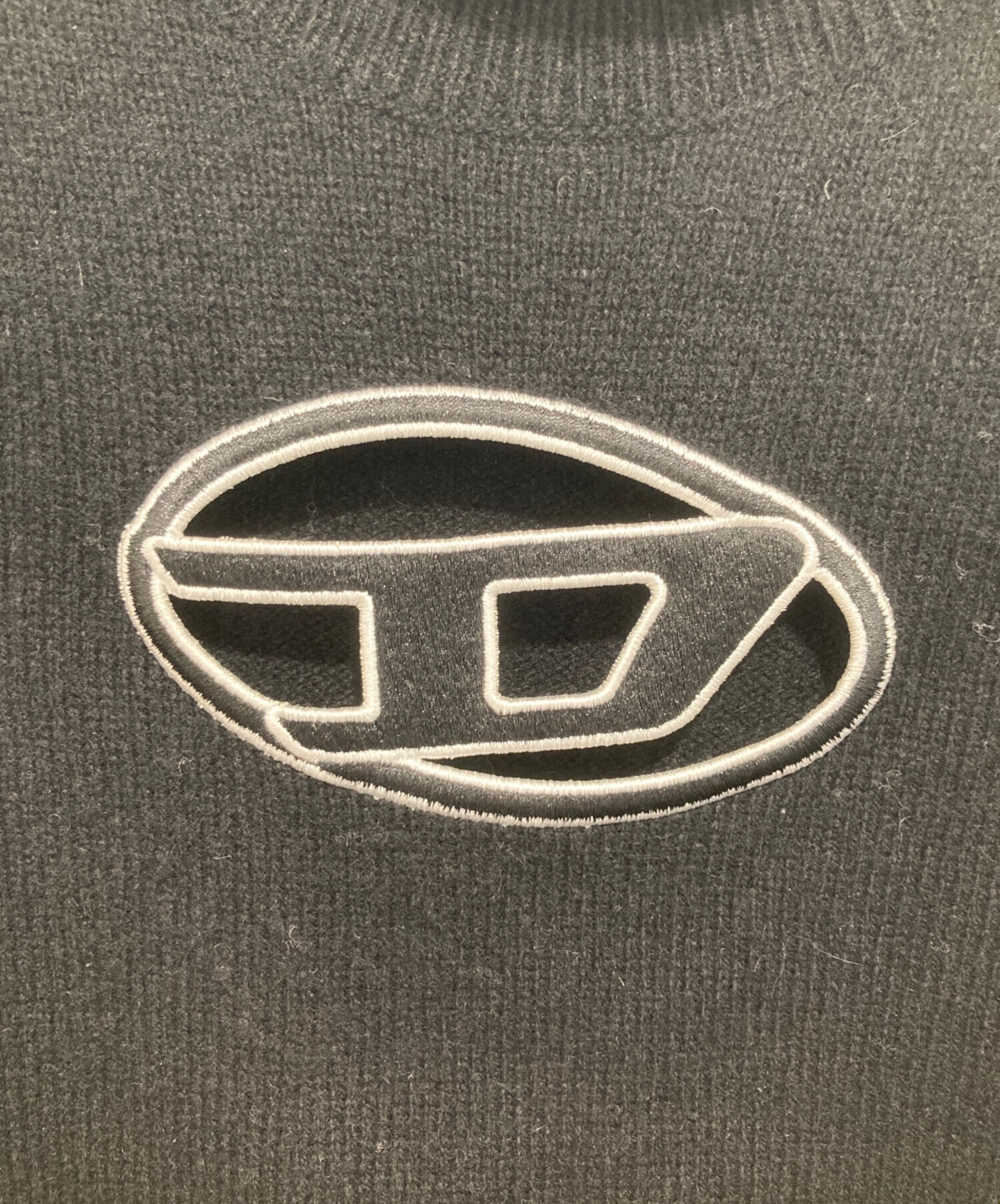 中古・古着通販】DIESEL (ディーゼル) M-ARGARET 半袖ニット ブラック
