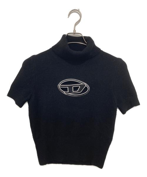 中古・古着通販】DIESEL (ディーゼル) M-ARGARET 半袖ニット ブラック