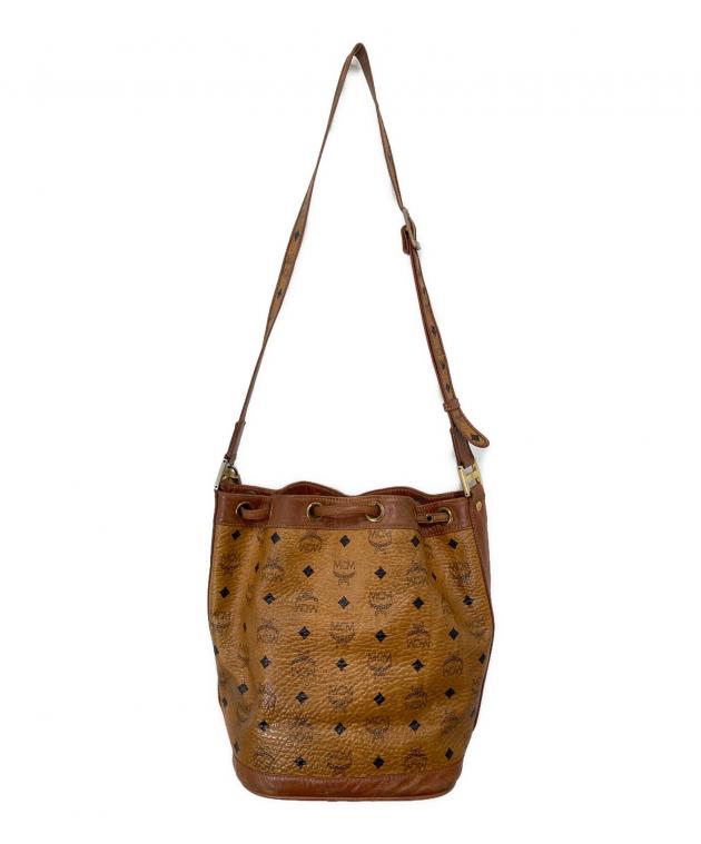 中古・古着通販】MCM (エムシーエム) 巾着バッグ ブラウン｜ブランド