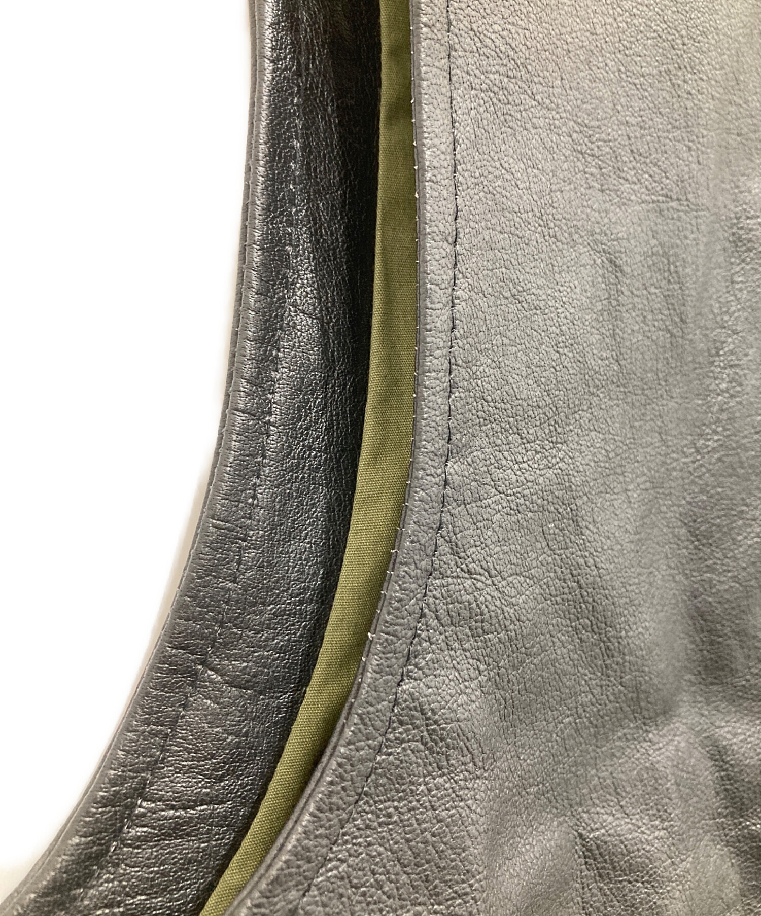 中古・古着通販】AT-DIRTY (アットダーティ) Jerkin Leather Vest