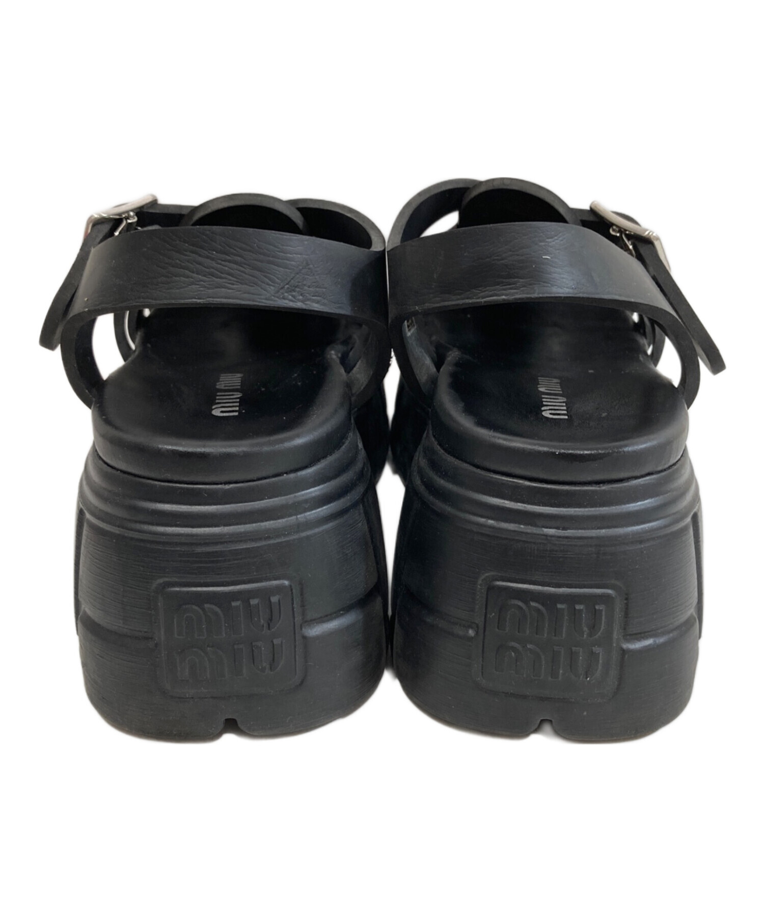 中古・古着通販】MIU MIU (ミュウミュウ) EVA プラットフォームグルカ