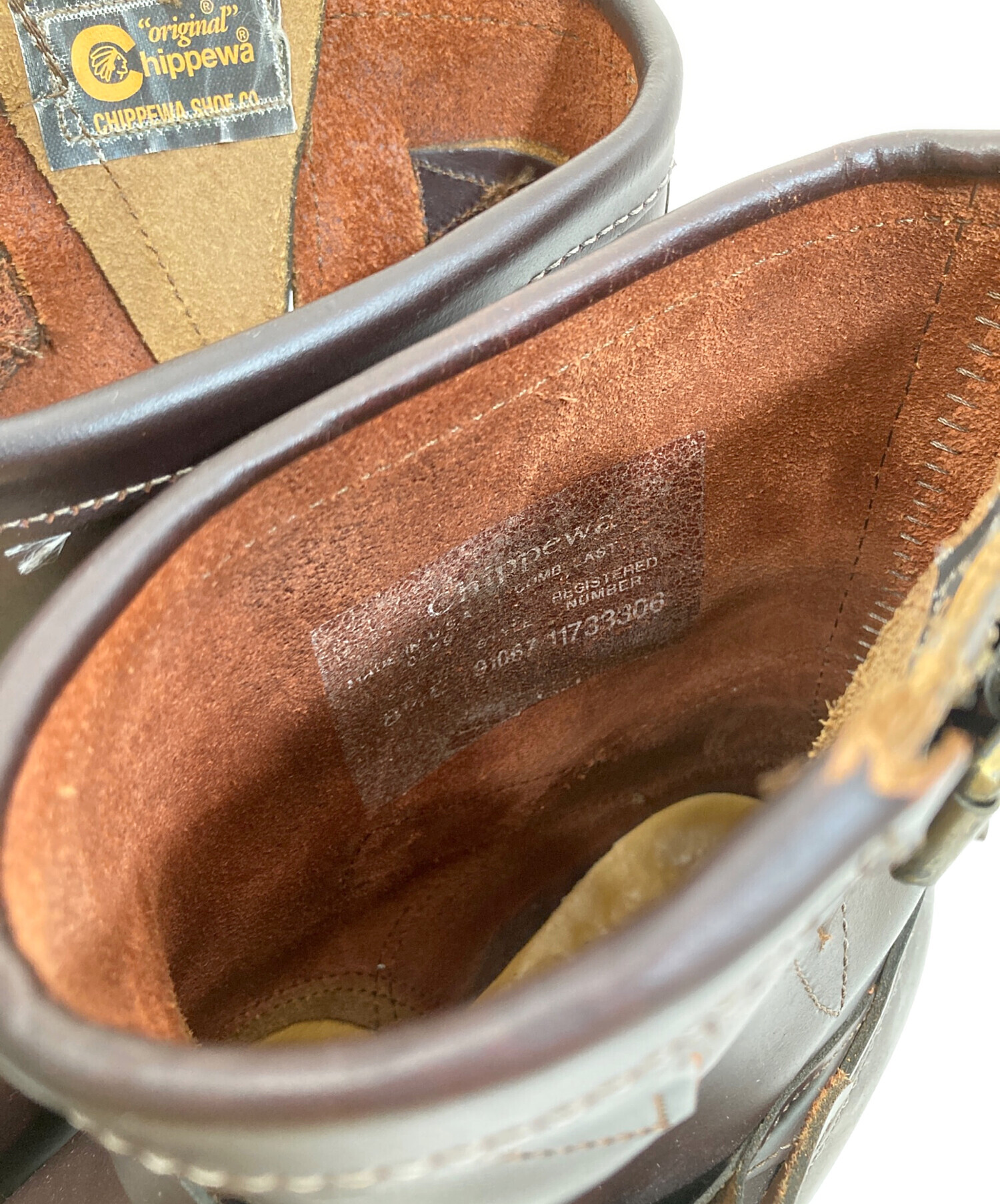 中古・古着通販】CHIPPEWA (チペワ) エンジニアブーツ 91067 ブラウン