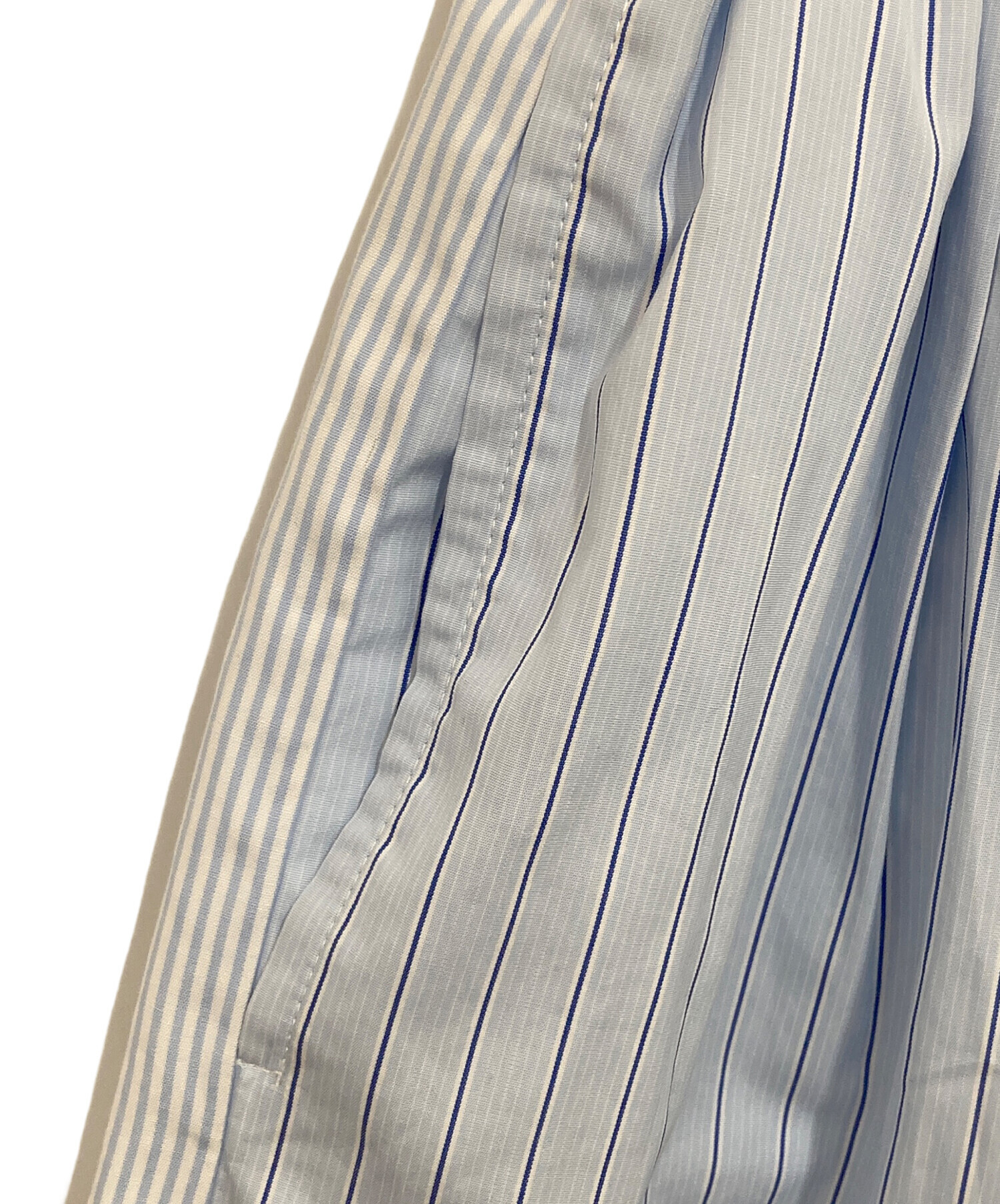 COMME des GARÇONS ストライプ　フレアスカート 中古・古着通販】COMME des GARCONS SHIRT (コムデギャルソンシャツ