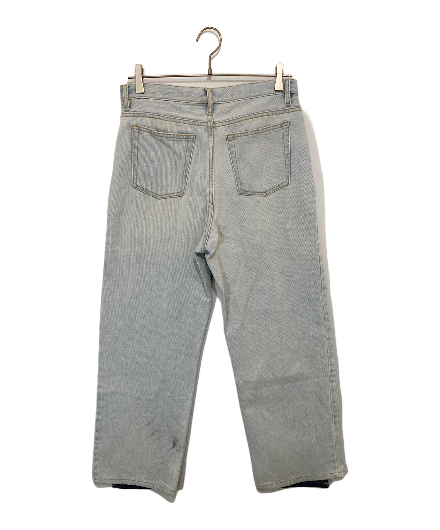【新品未使用】メゾンマルジェラ 22ss ストレートデニムパンツ ライトグレー 中古・古着通販】Maison Margiela (メゾンマルジェラ) SPLICING DENIM