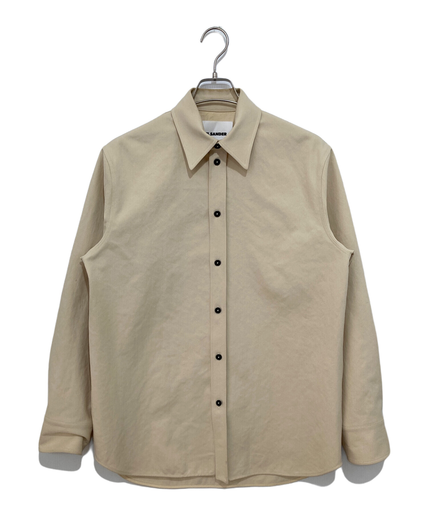 未使用★JIL SANDER｜定価11万 21AW ウールギャバジンシャツ 中古・古着通販】JIL SANDER (ジルサンダー) ライトウェイト ウール