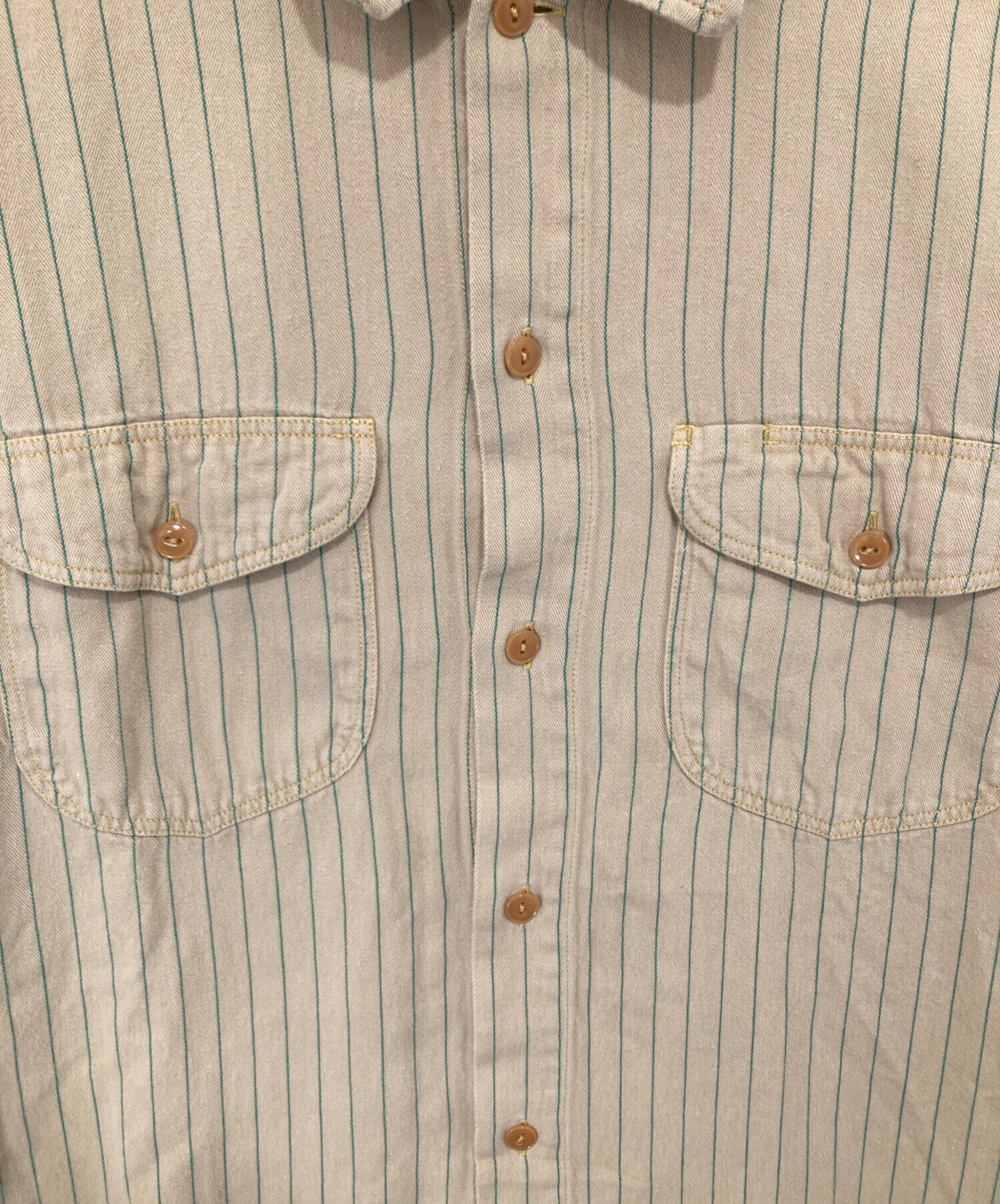 中古・古着通販】SUGAR CANE (シュガーケーン) COKE STRIPE WORK SHIRT