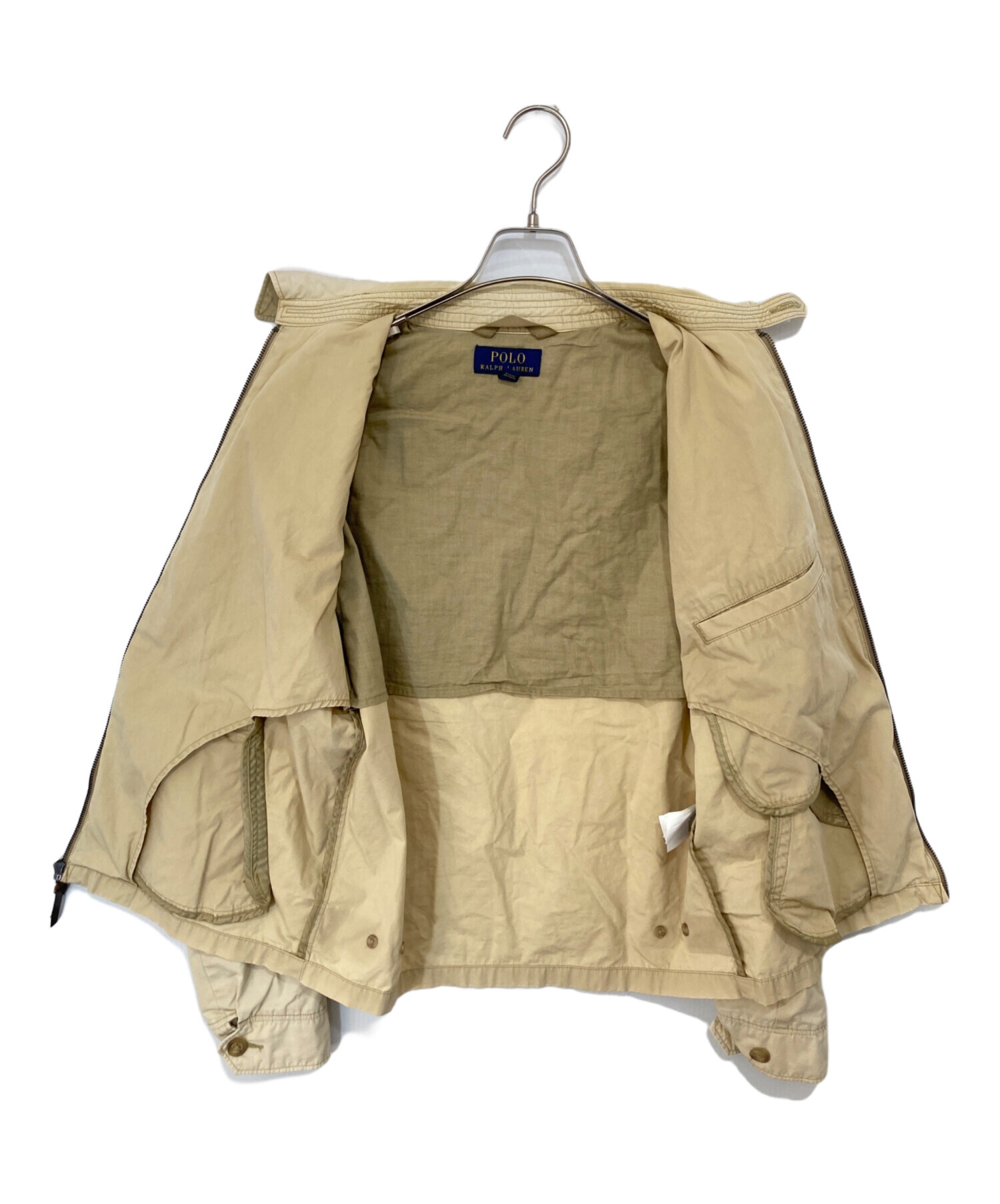 は*た様 Polo by Ralph Lauren スイングトップ　ベージュ 中古・古着通販】POLO RALPH LAUREN (ポロ・ラルフローレン) スイング