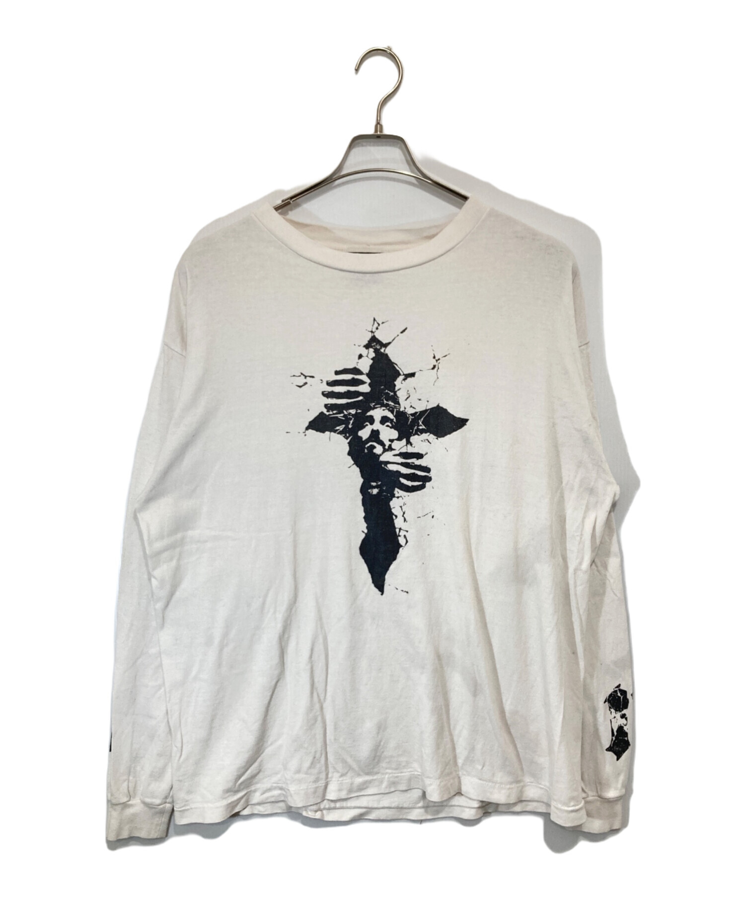 中古・古着通販】SAINT MICHAEL (セントマイケル) LS TEE /SM / WHITE