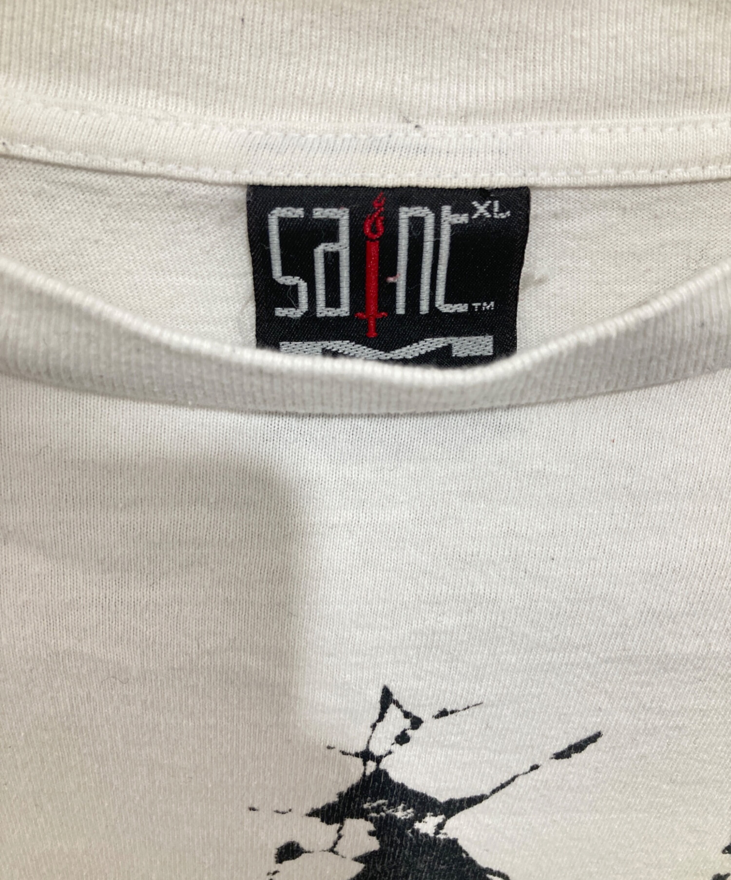 中古・古着通販】SAINT MICHAEL (セントマイケル) LS TEE /SM / WHITE