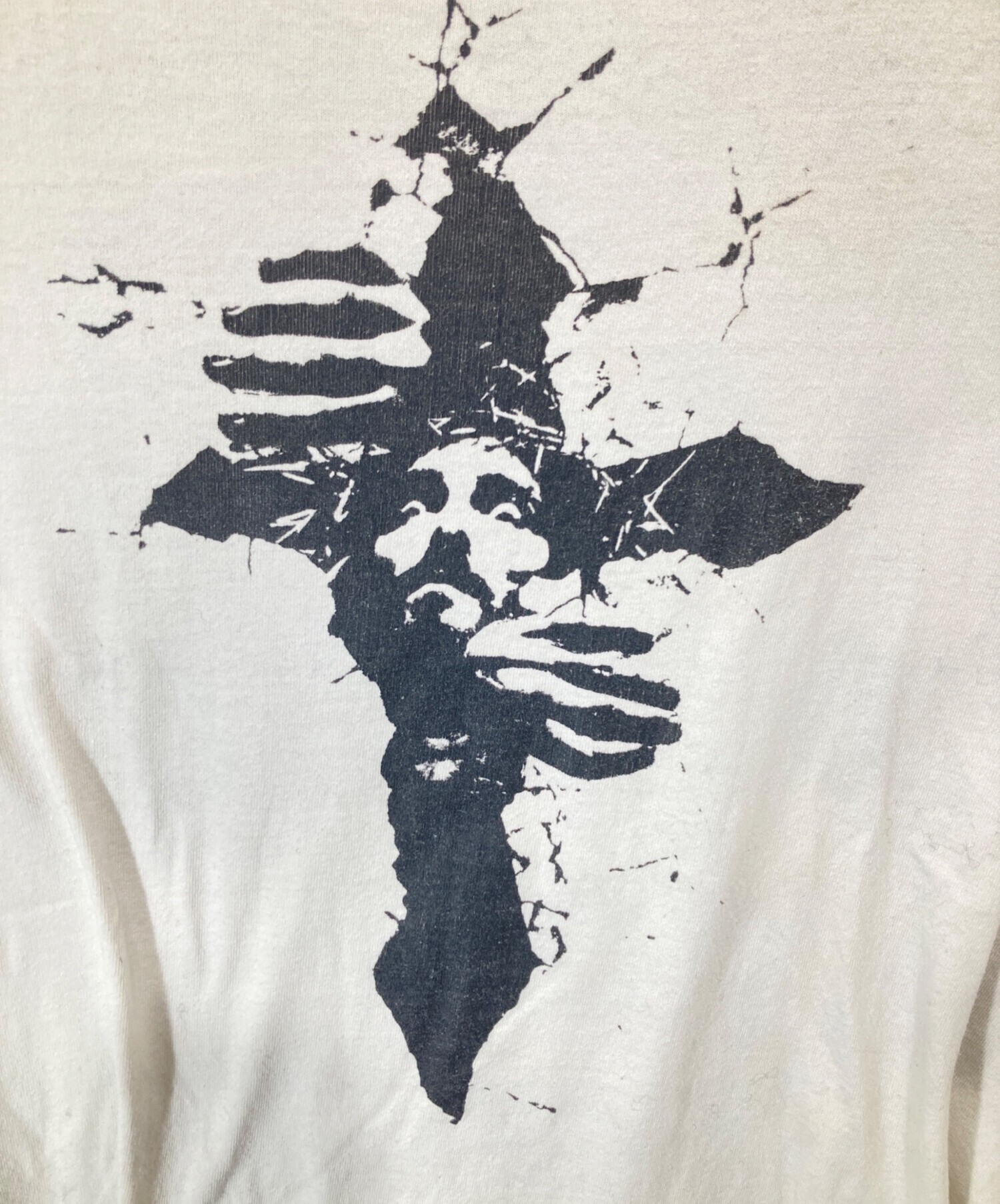 中古・古着通販】SAINT MICHAEL (セントマイケル) LS TEE /SM / WHITE