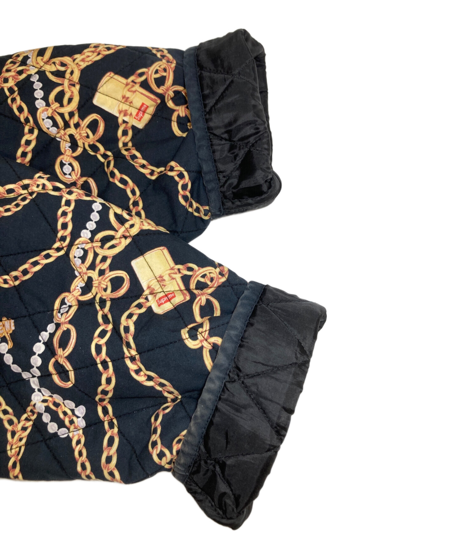 Supreme Chains Quilted Jacket キルティングSサイズ 中古・古着通販】SUPREME (シュプリーム) chains quited jacket
