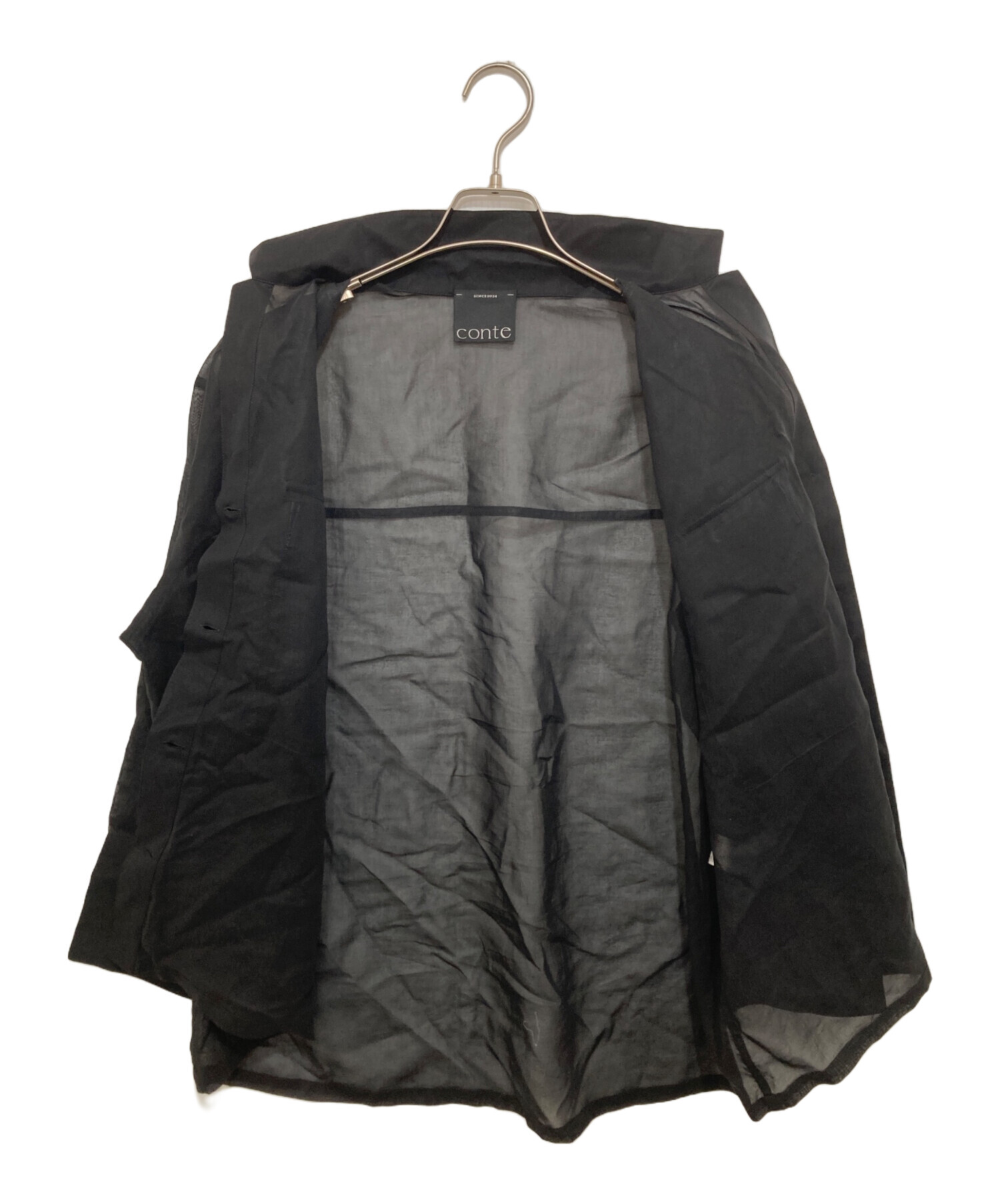 中古・古着通販】Conte (コンテ) コットン シアー サファリシャツ 8511 